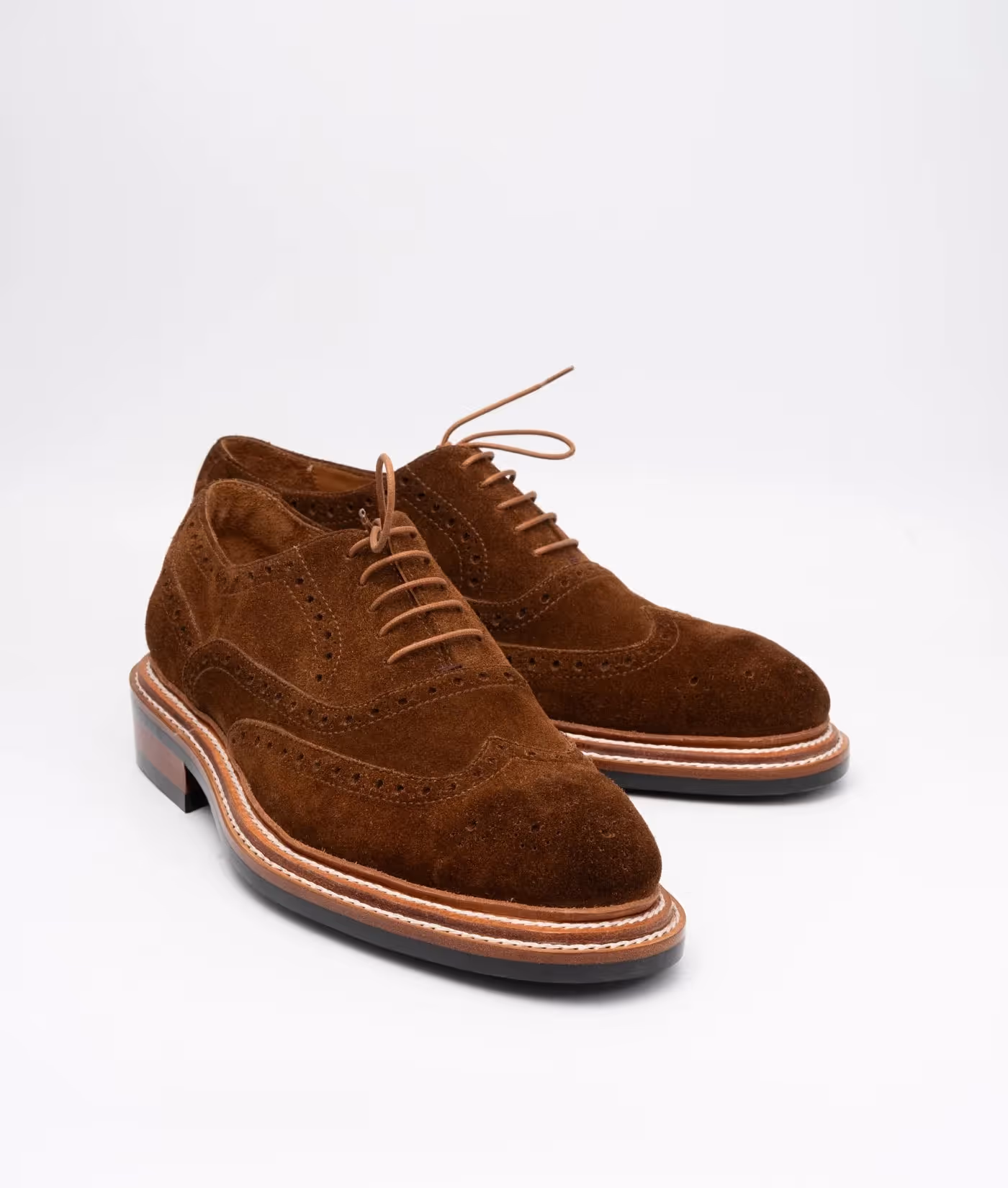 Hand-Welted C.F. Stead Suede Wingtip  image 5