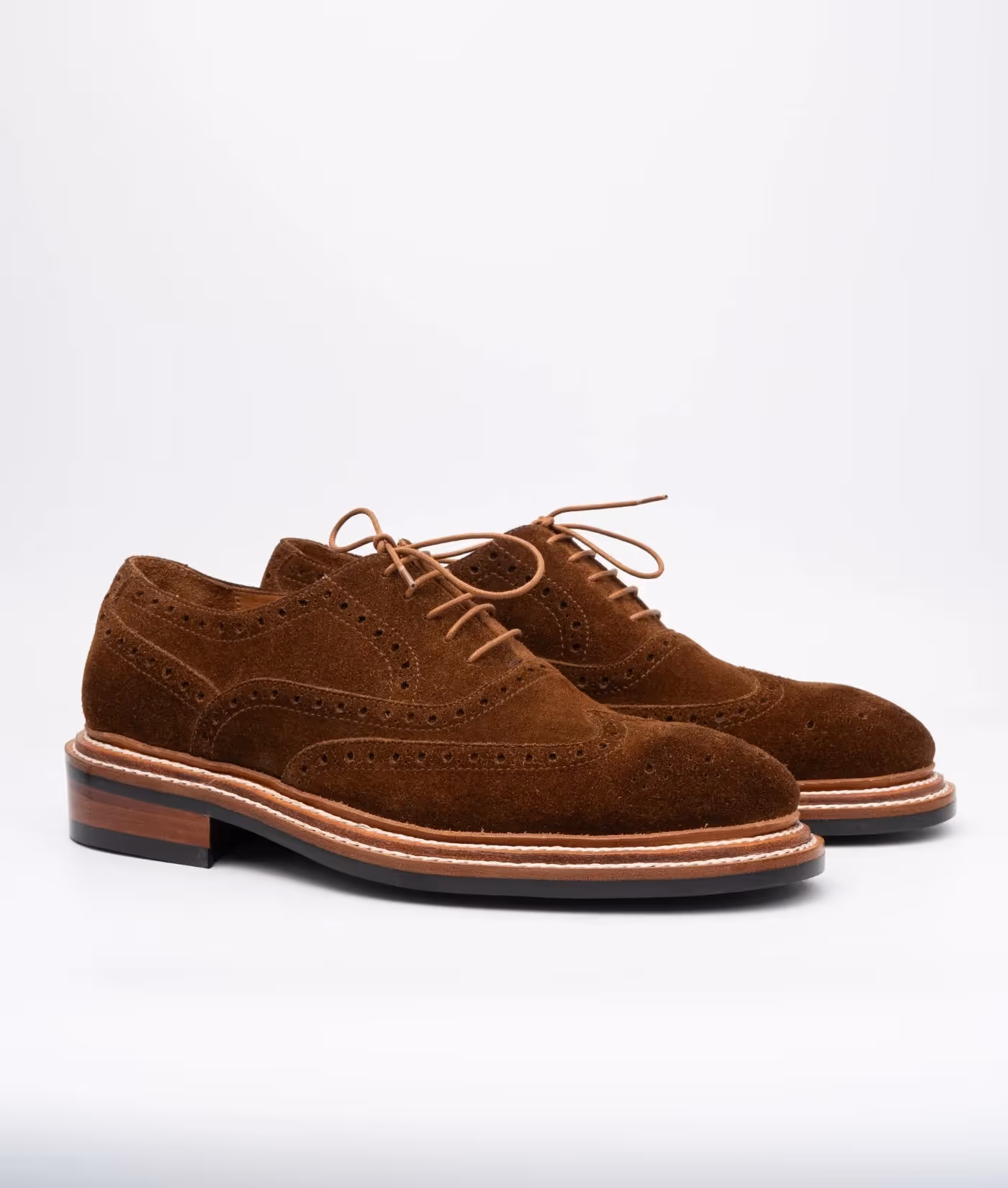 Hand-Welted C.F. Stead Suede Wingtip  image 6
