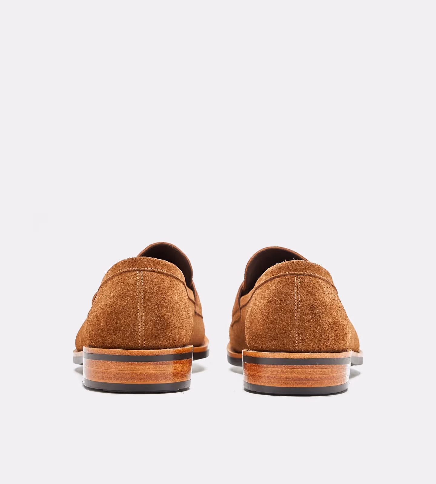 Hand Welted Caramel Suede Penny Loafer image 5