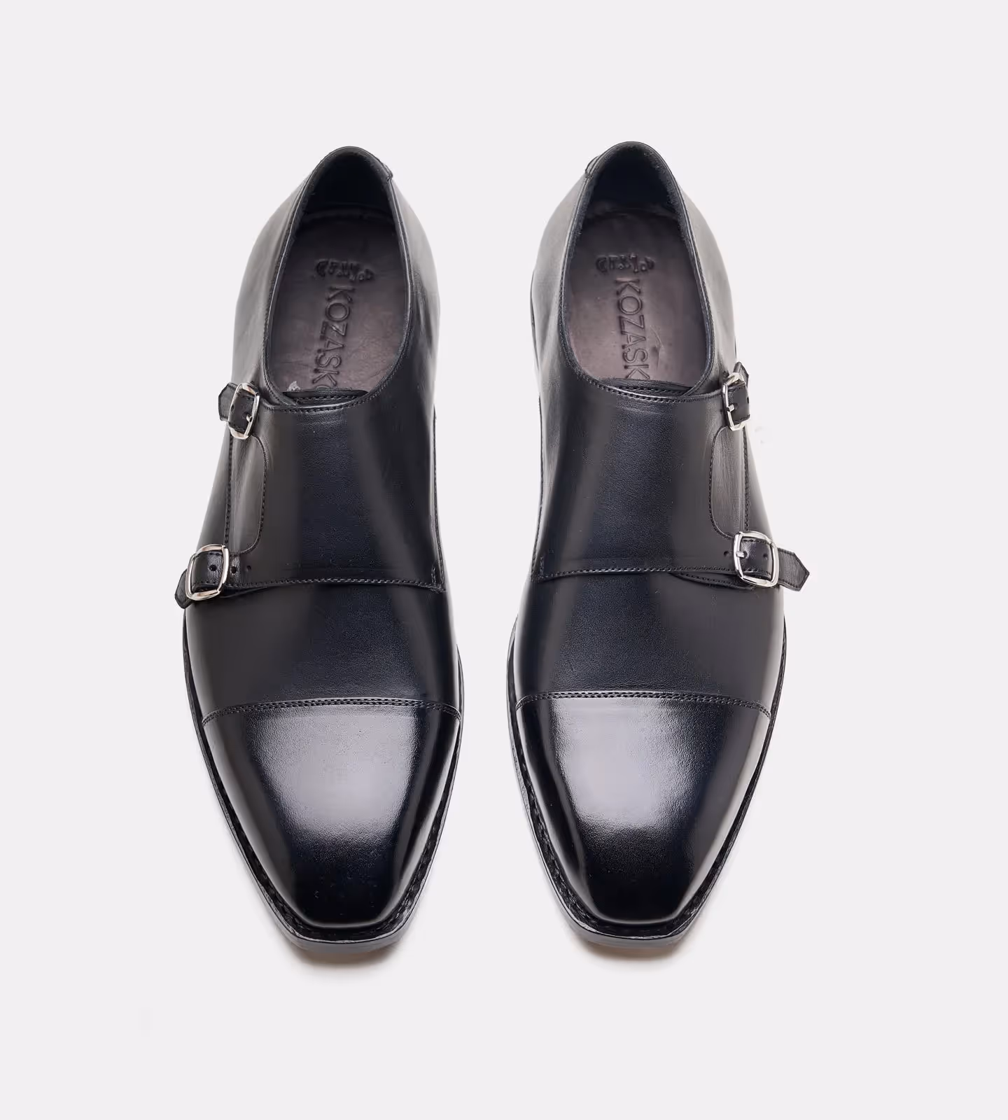 Hand Welted Chisel Cap Toe Double Strap Monk image 2