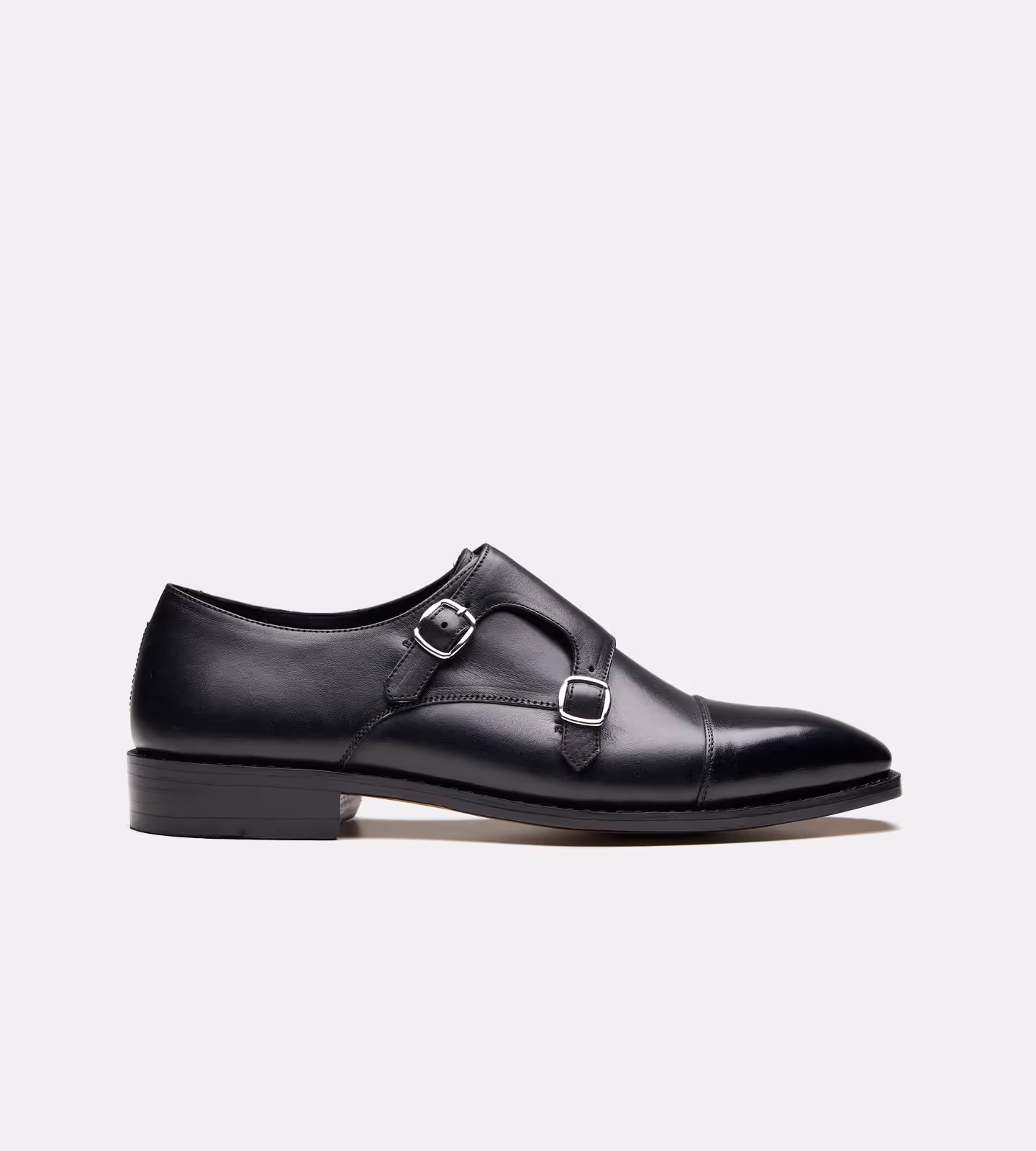 Hand Welted Chisel Cap Toe Double Strap Monk image 5