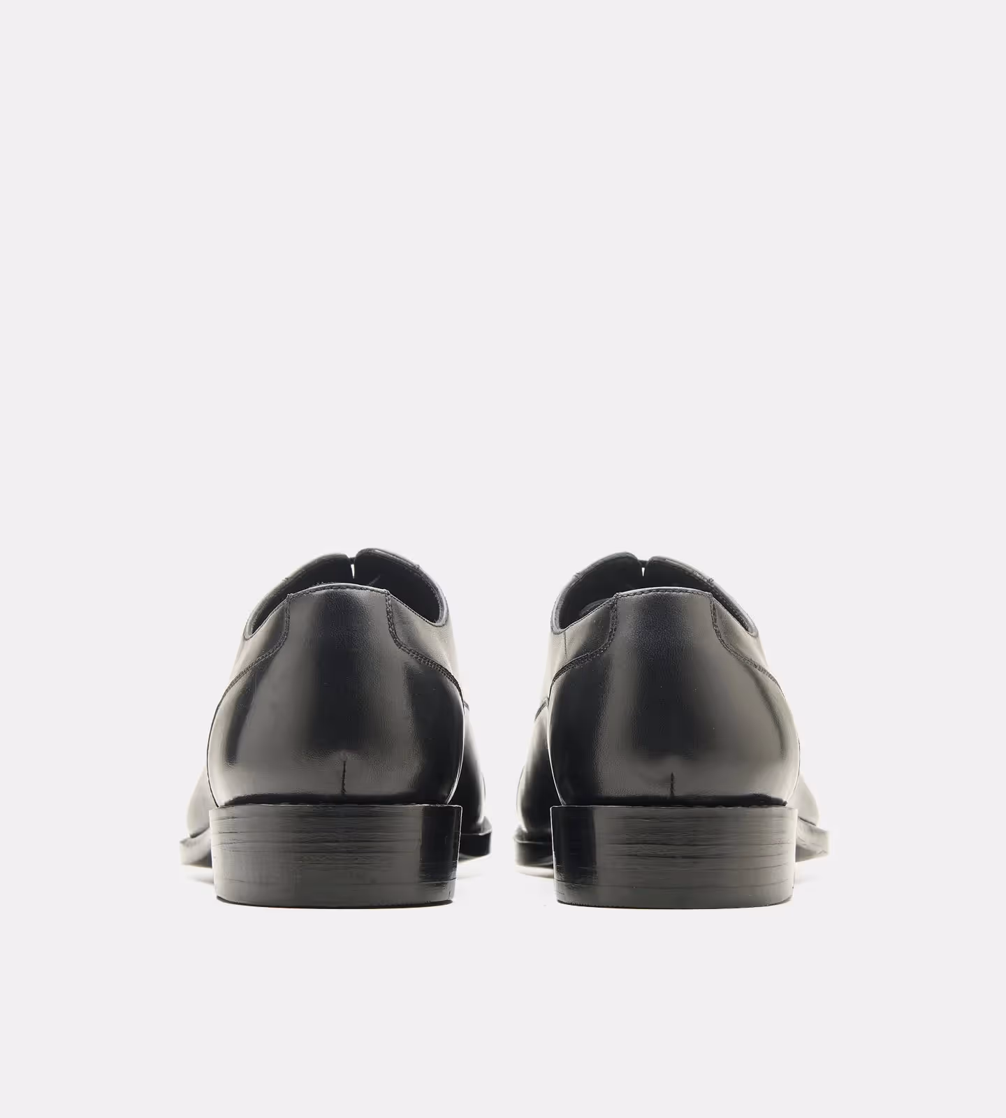 Hand Welted Chisel Toe Black Captoe Oxfords  image 6