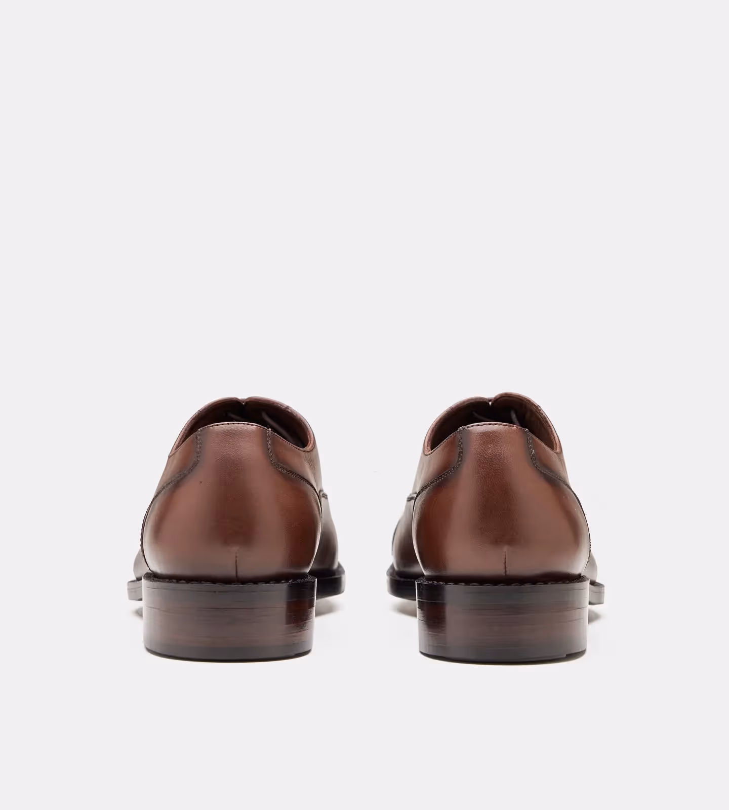 Hand Welted Chisel Toe Brown Captoe Oxfords  image 4