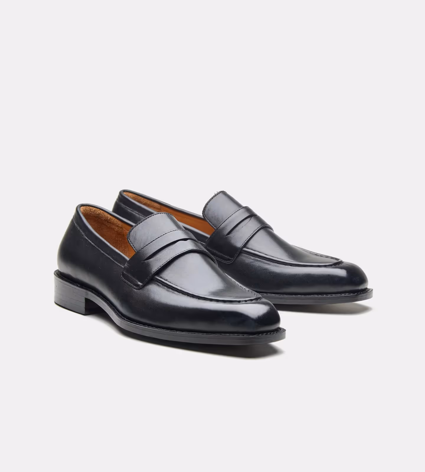 Hand Welted Chisel Toe Penny Loafer  image 3