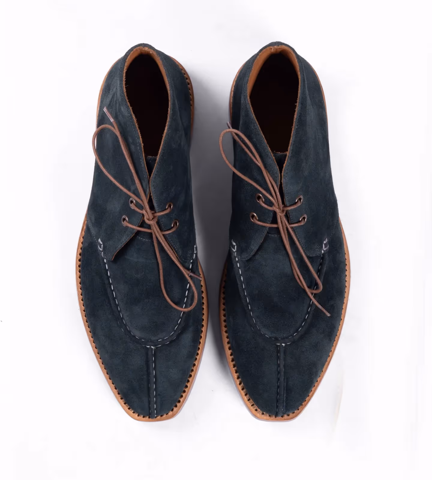 Hand-Welted Chisel Toe Suede Chukka Boot image 3