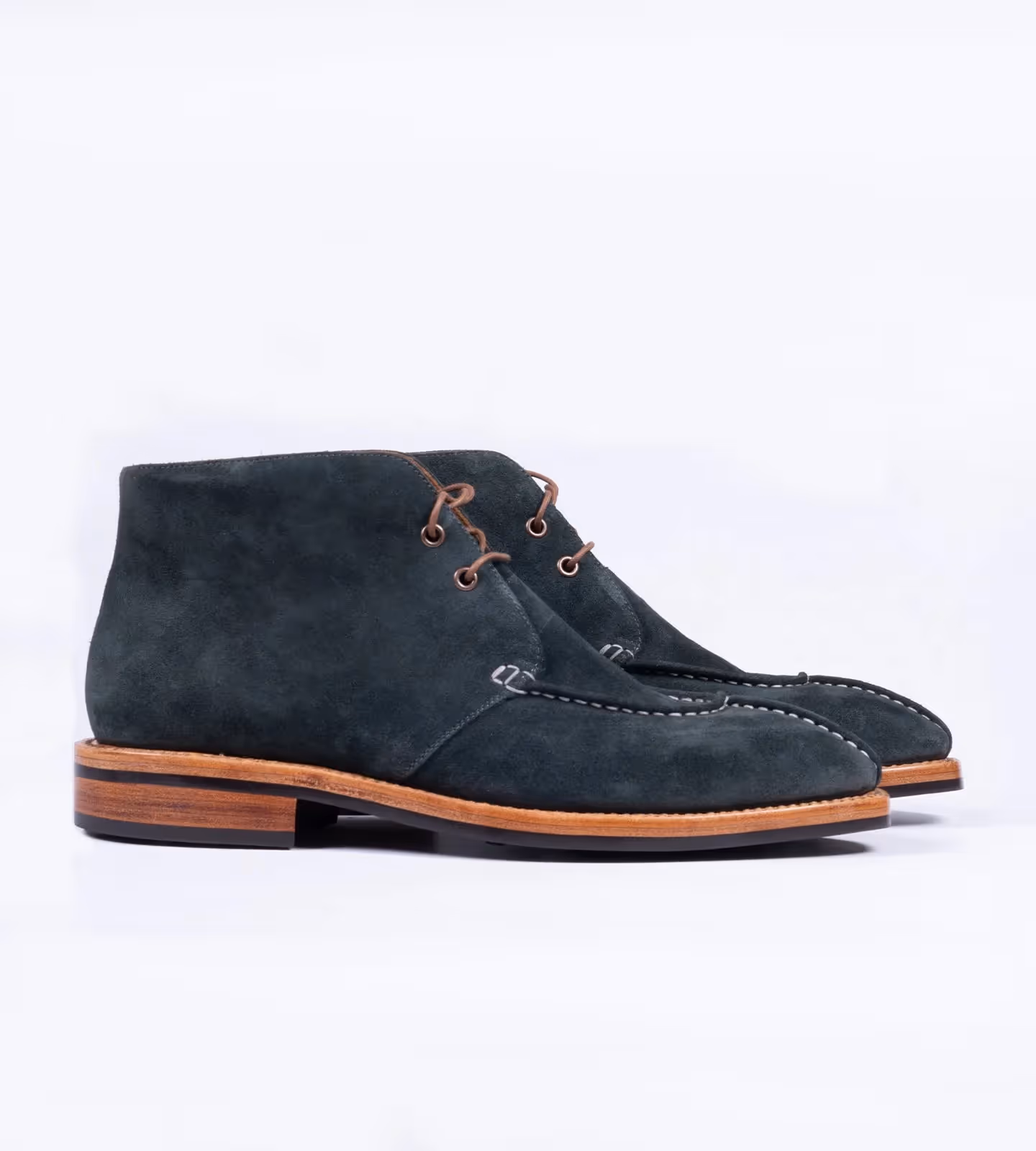Hand-Welted Chisel Toe Suede Chukka Boot image 4