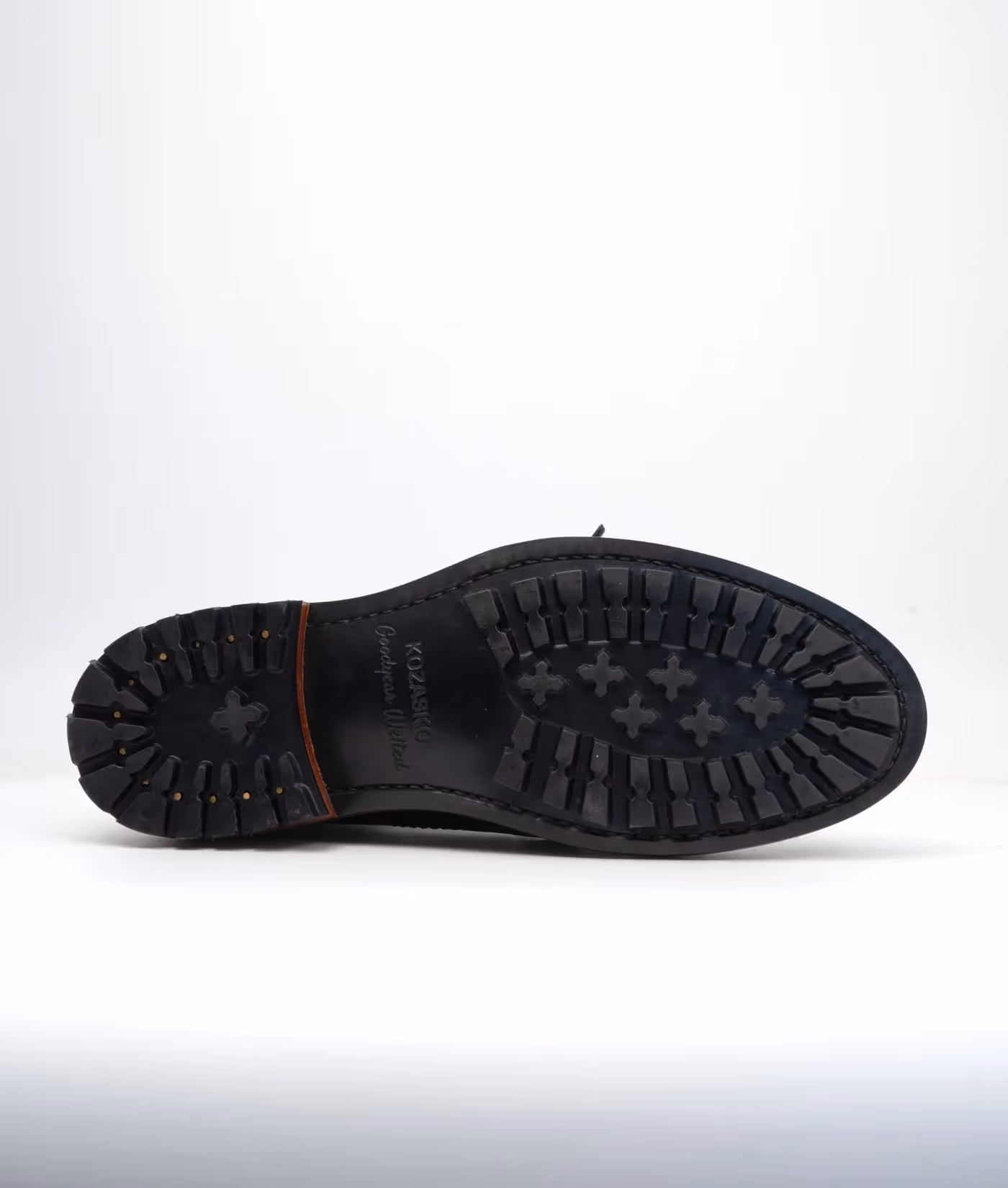 Hand Welted Classic Black Captoe Boot image 3