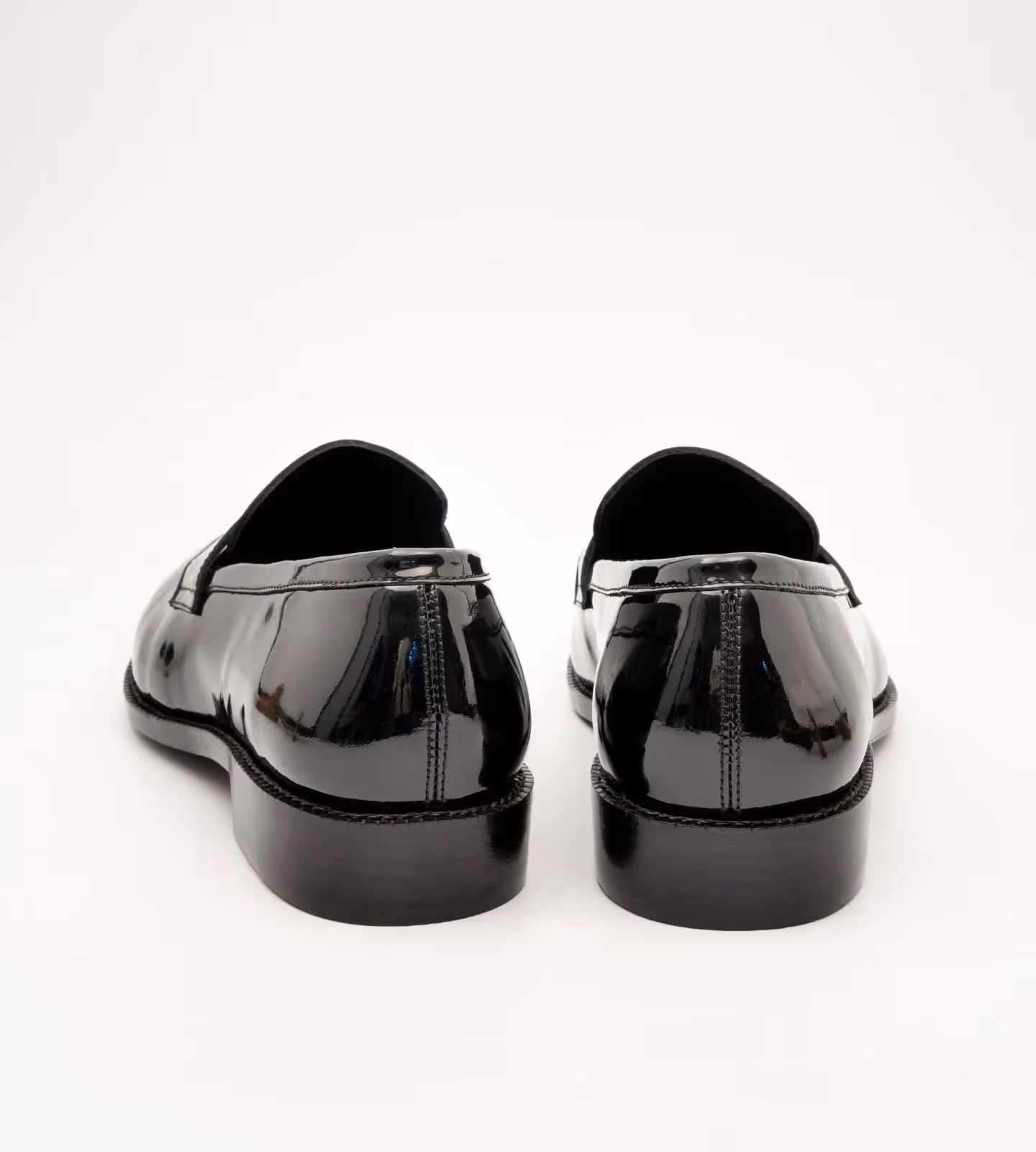 Hand Welted Classic Black Patent Penny Loafers image 4
