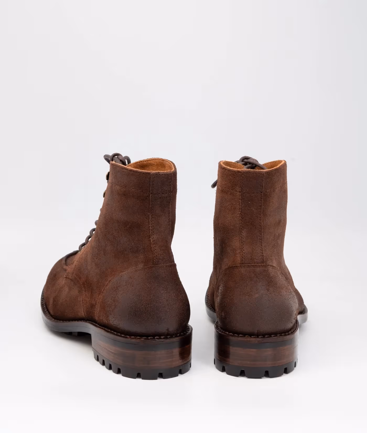 Hand Welted Classic Rough Out Split Toe Derby Boot  image 3