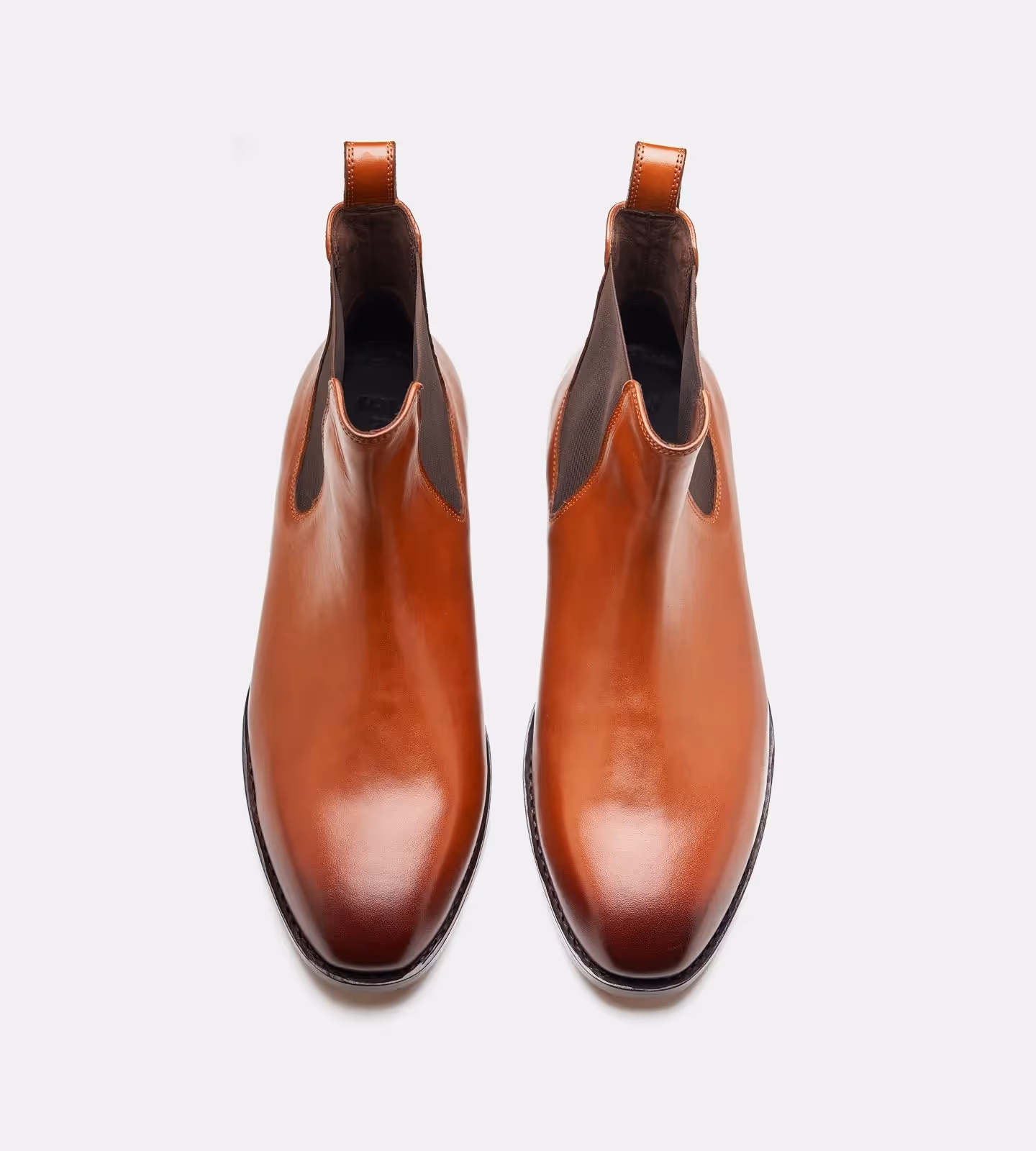 Hand Welted Cognac Wholecut Chelsea Boot image 4