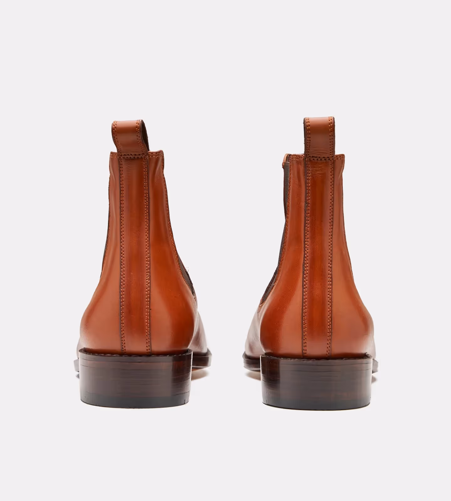 Hand Welted Cognac Wholecut Chelsea Boot image 5