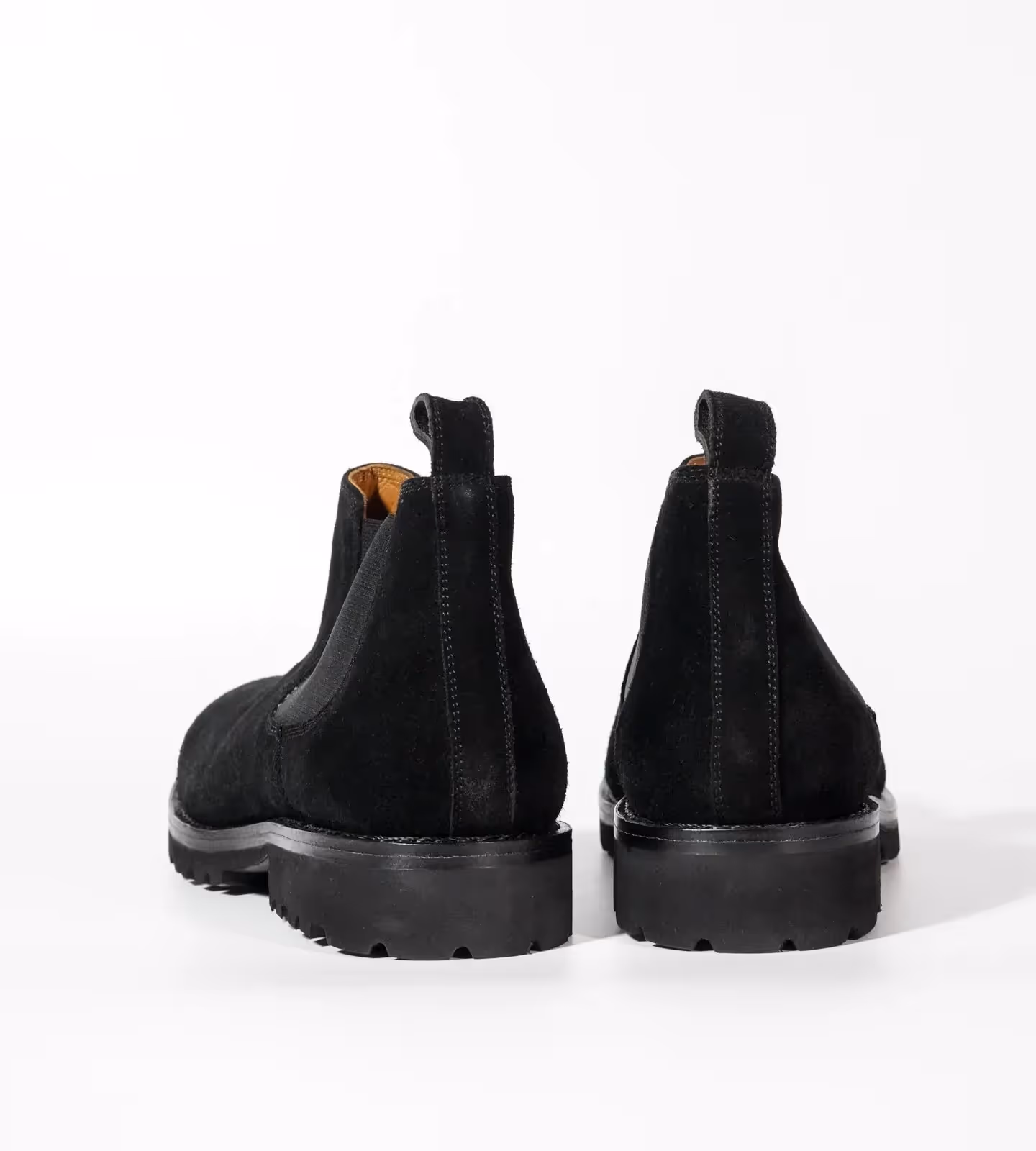 Hand Welted Comfort Black Suede Chelsea Boot image 3