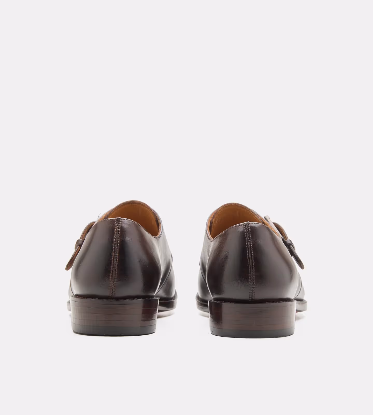 Hand Welted Dark Brown Single Strap Monks  image 4