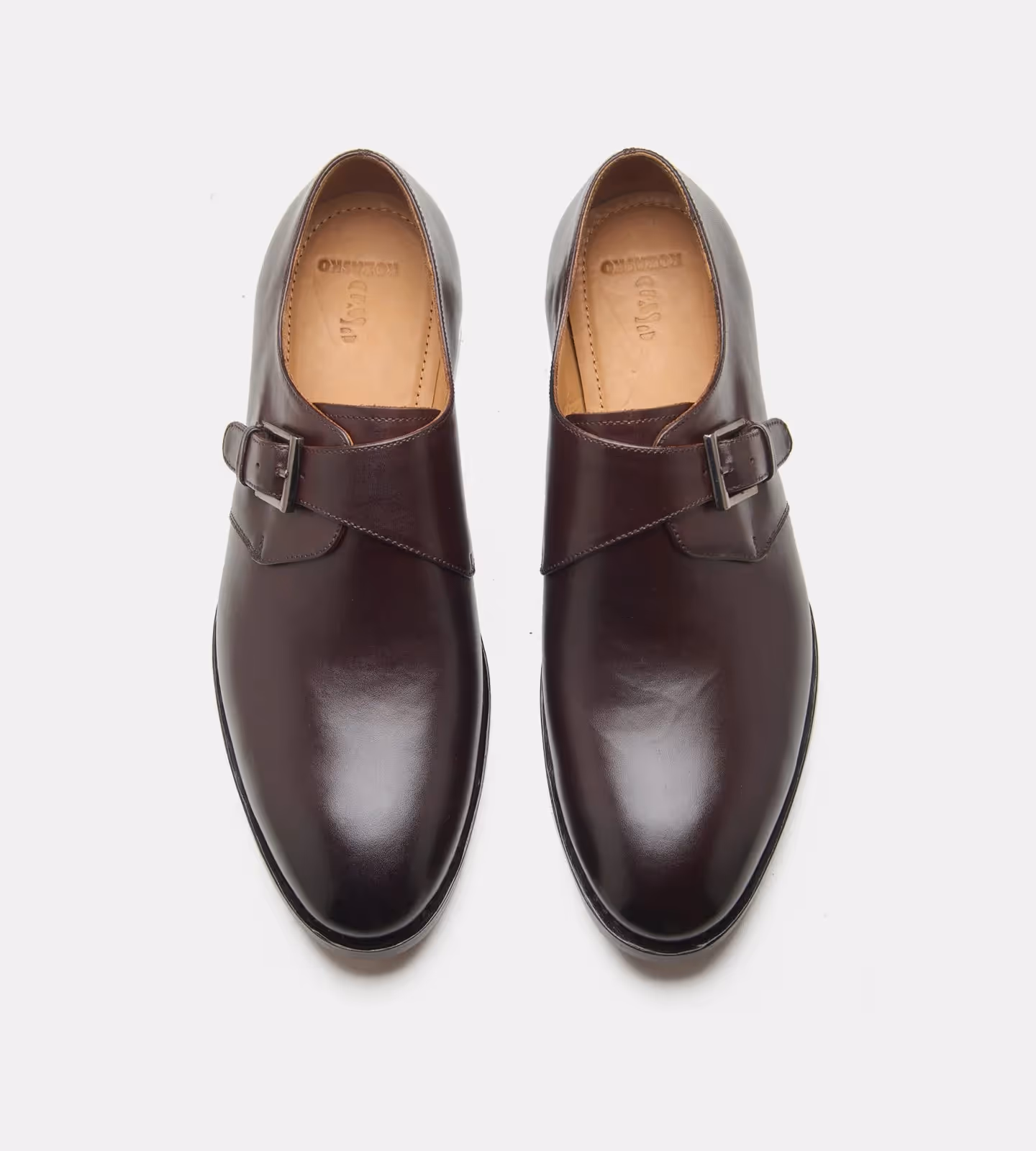 Hand Welted Dark Brown Single Strap Monks  image 5