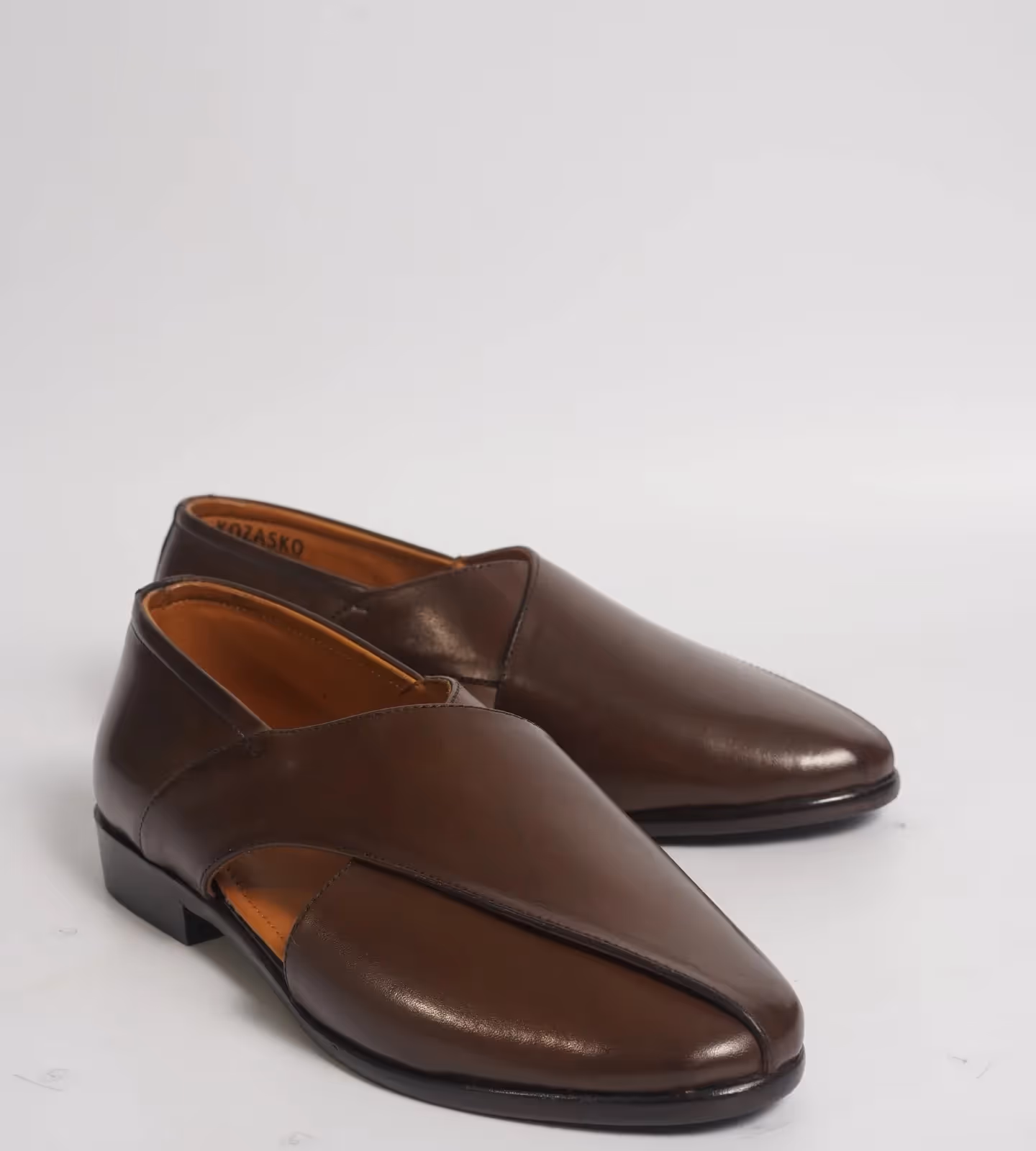 Hand Welted Full Grain Leather Peshawari Shoes  image 2