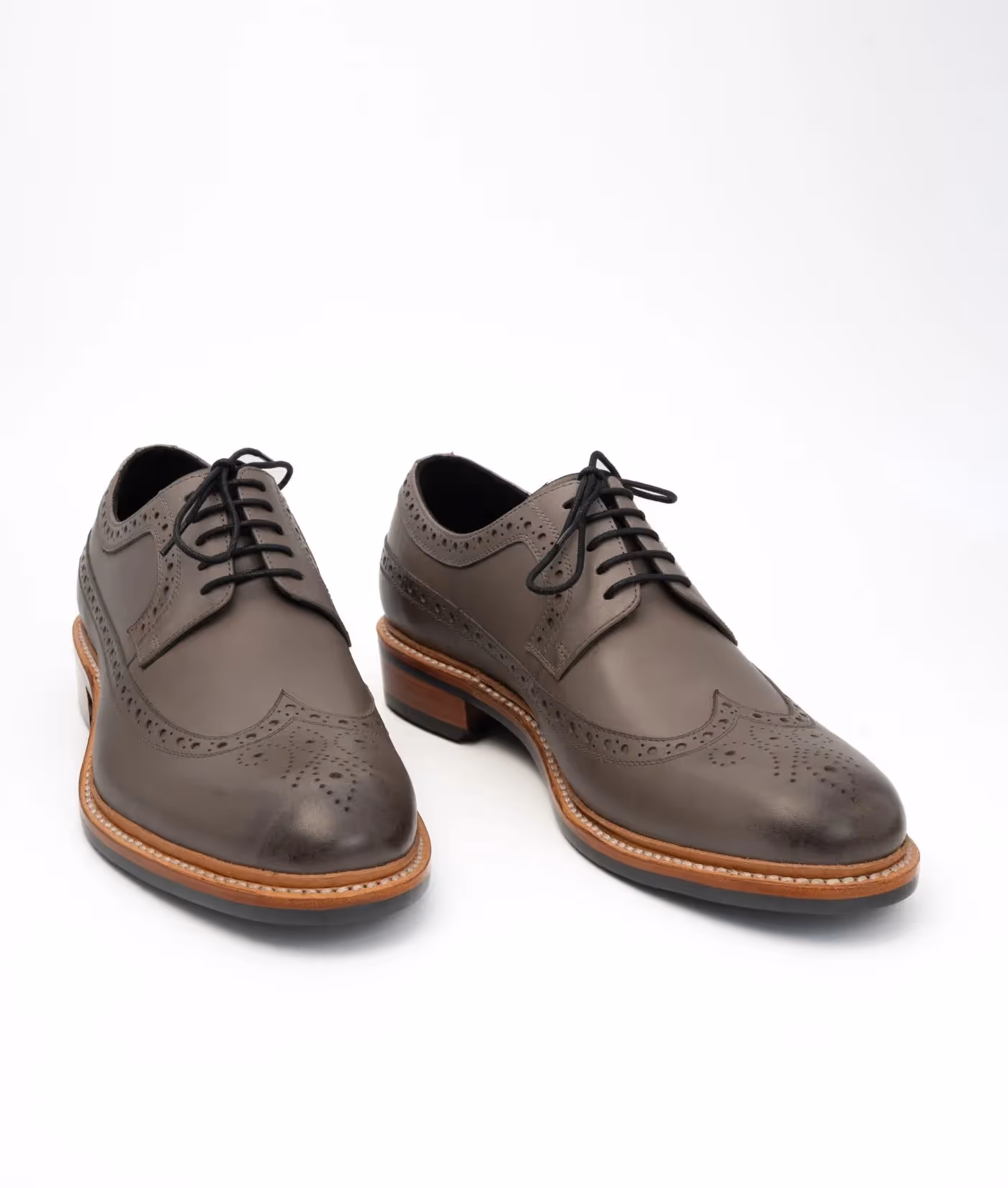 Hand Welted Grey Longwing Blucher image 1