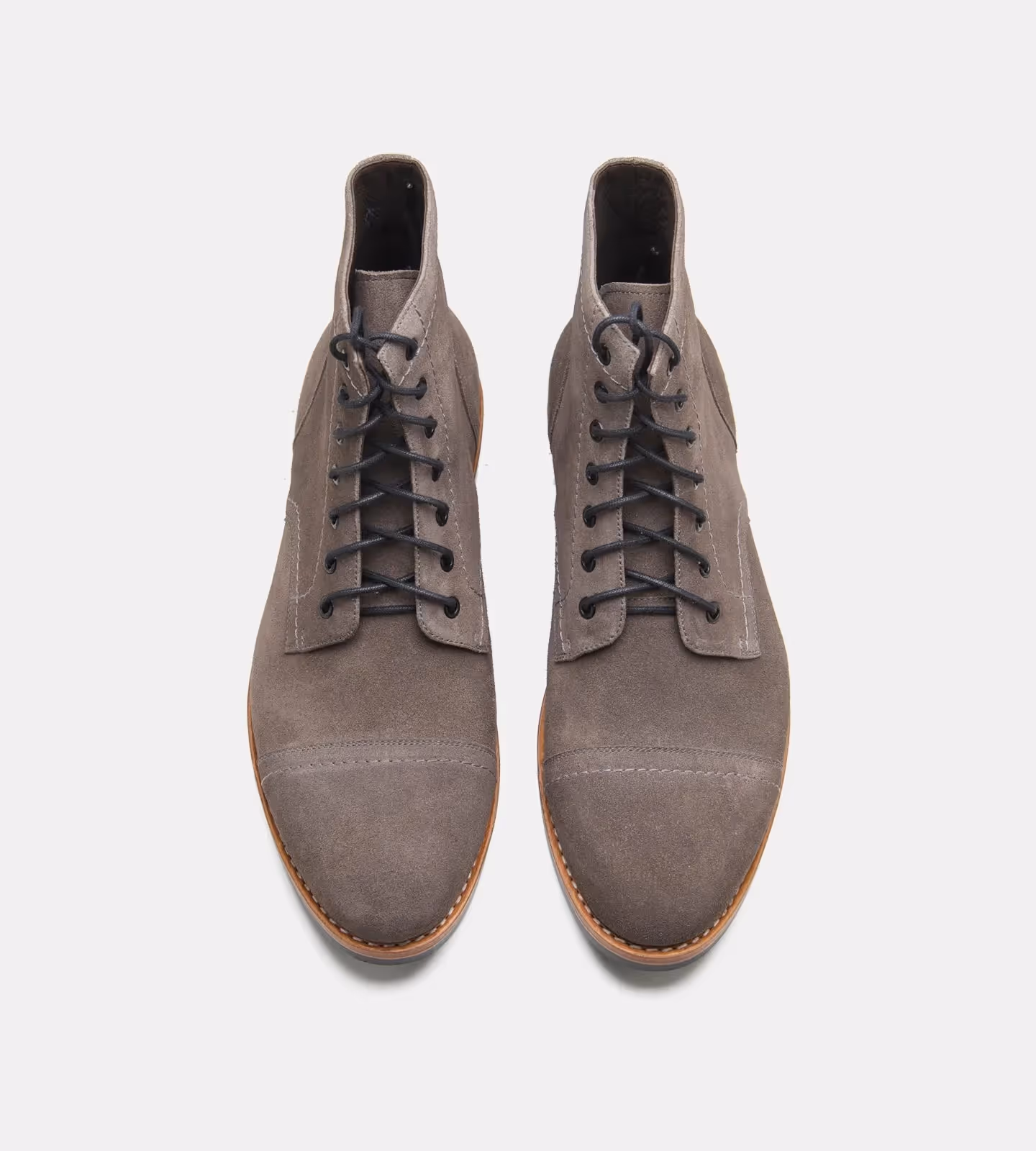Hand Welted Grey Suede Captoe Boot  image 3