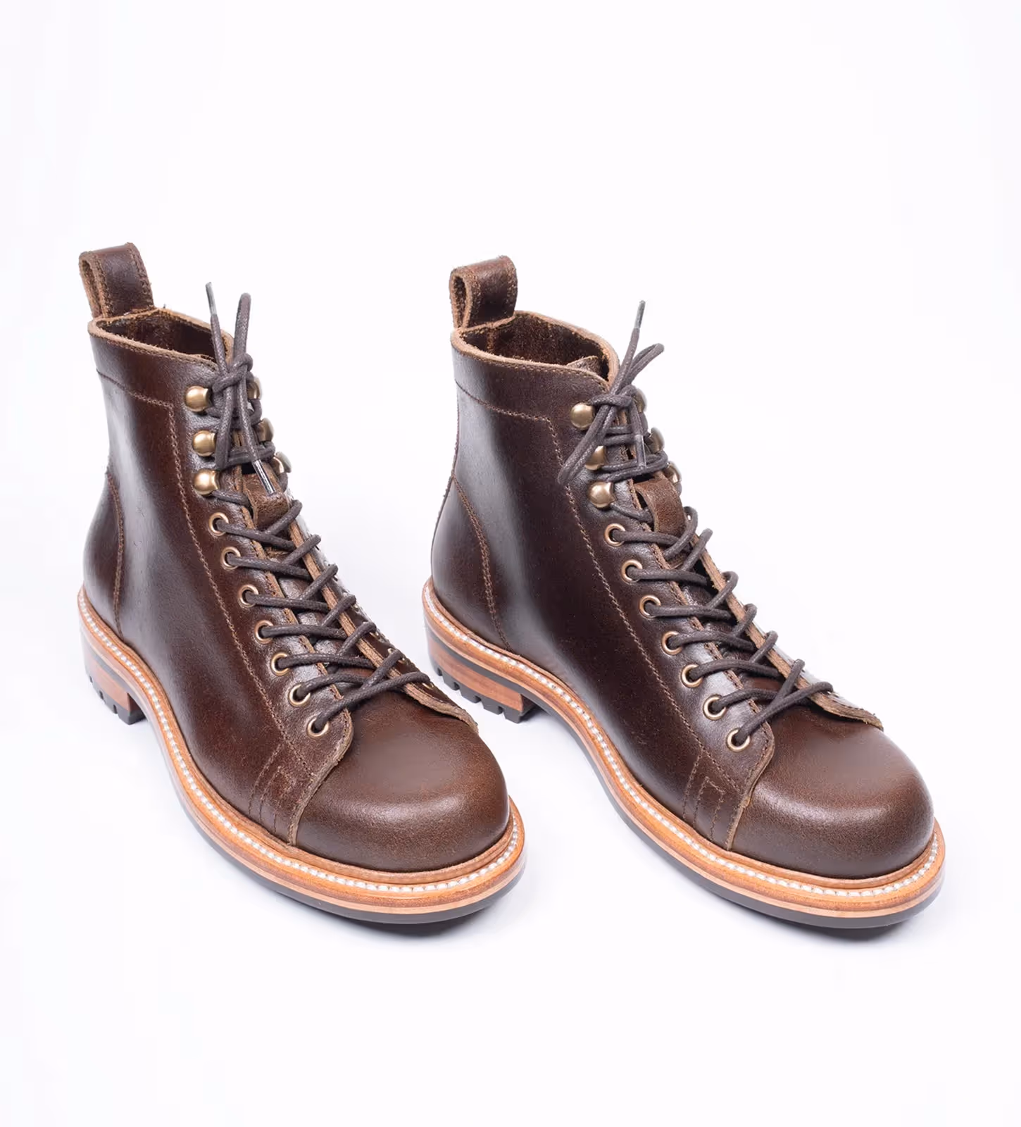 Hand Welted Horween Waxed Flesh Monkey Boots image 1