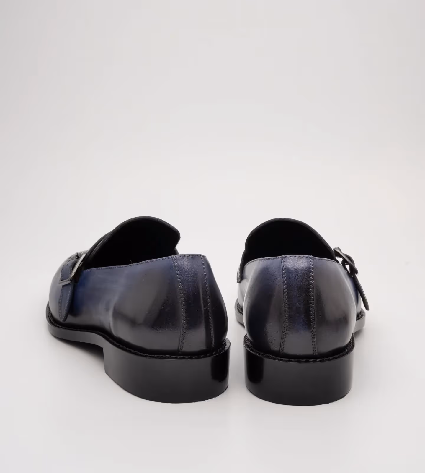 Hand Welted Navy Strap Loafer image 6