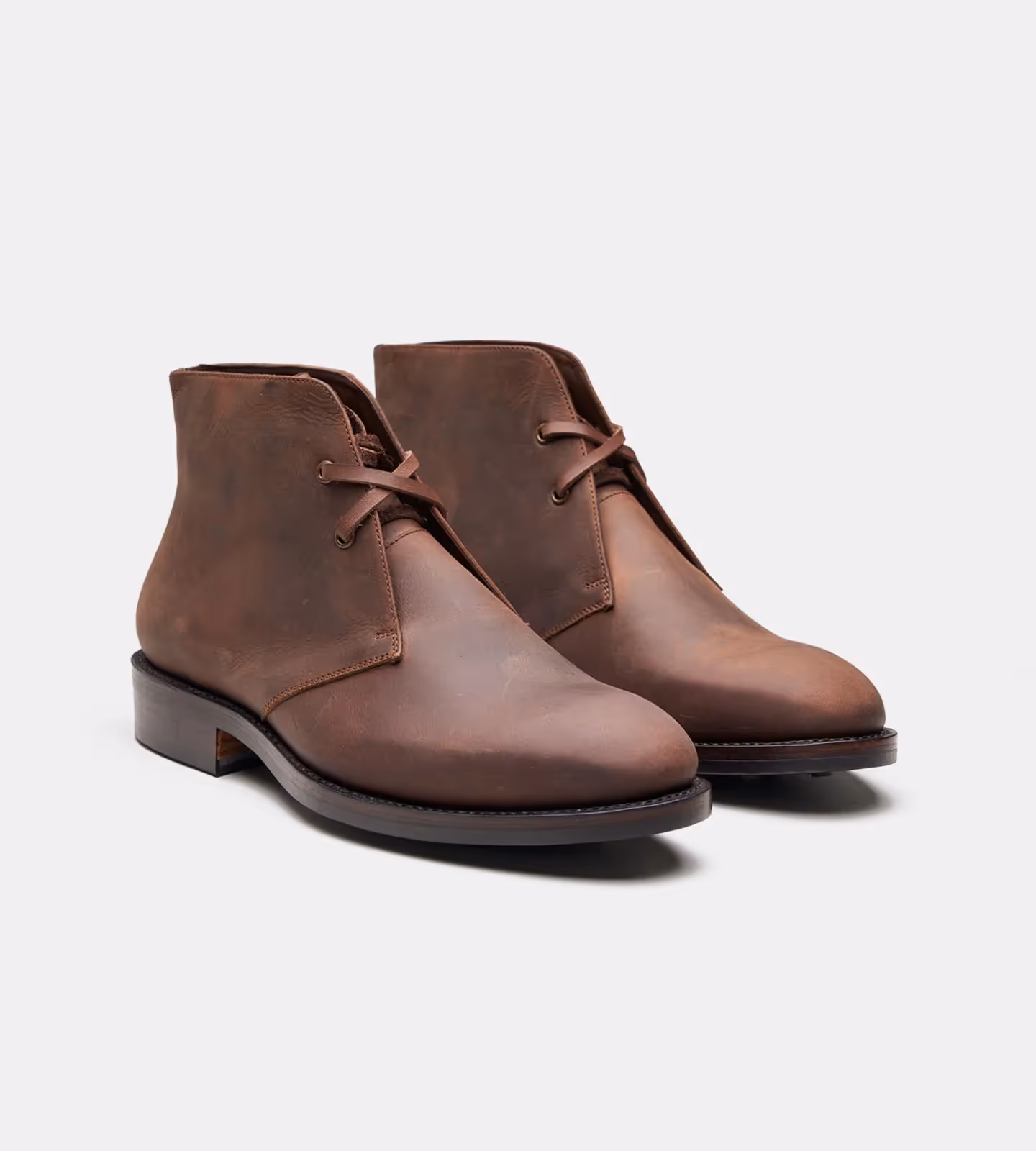 Hand-Welted Oiled Leather Chukka Boot image 2