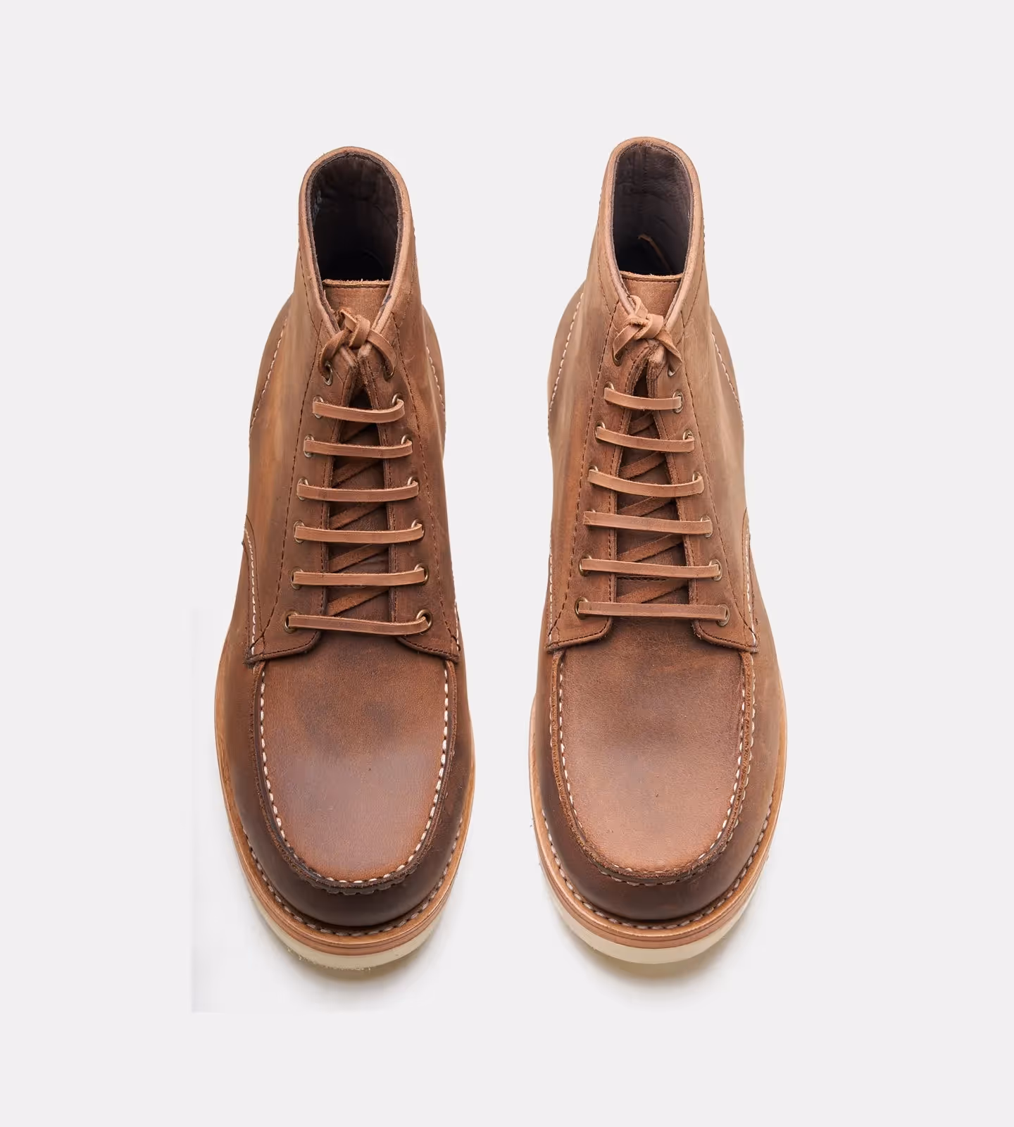 Hand Welted Oiled Leather Moctoe Boot image 2