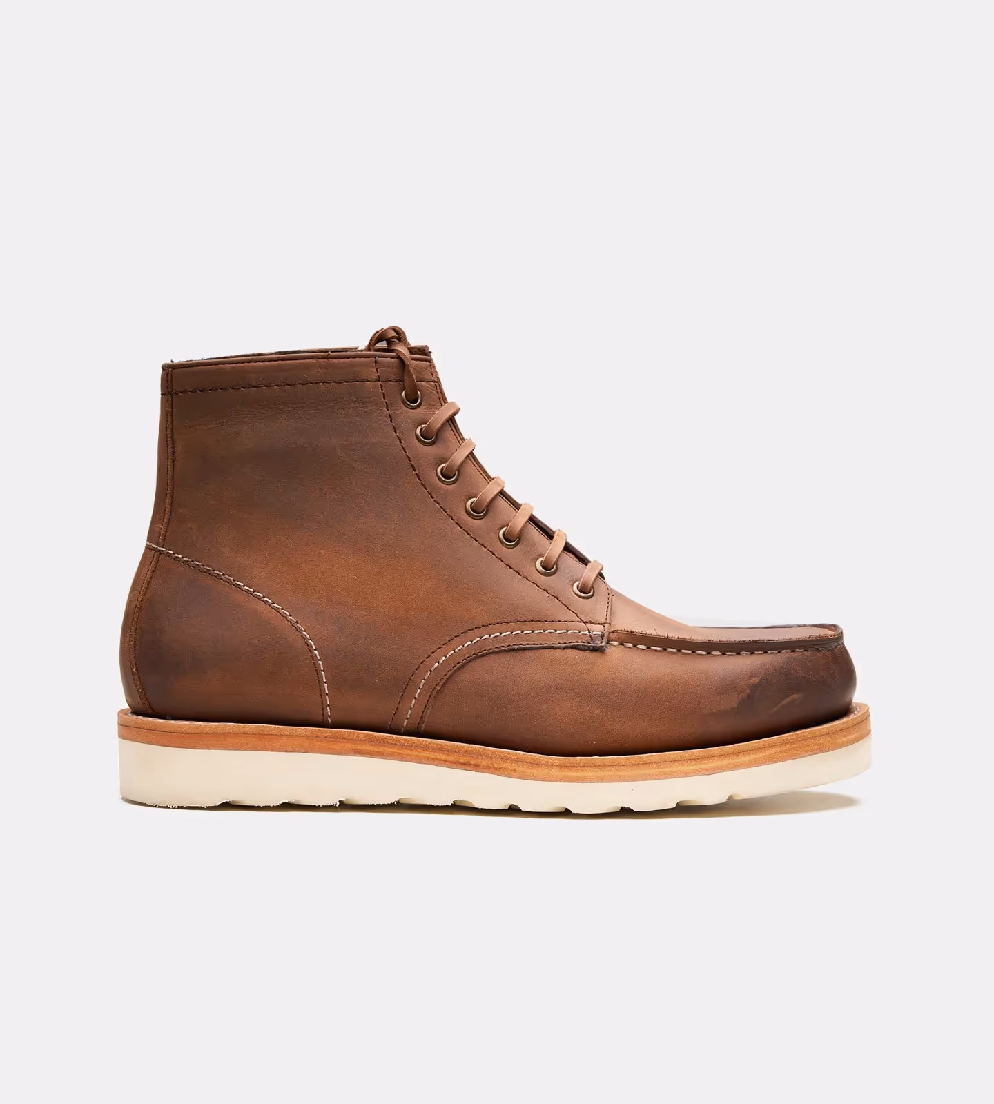 Hand Welted Oiled Leather Moctoe Boot image 4
