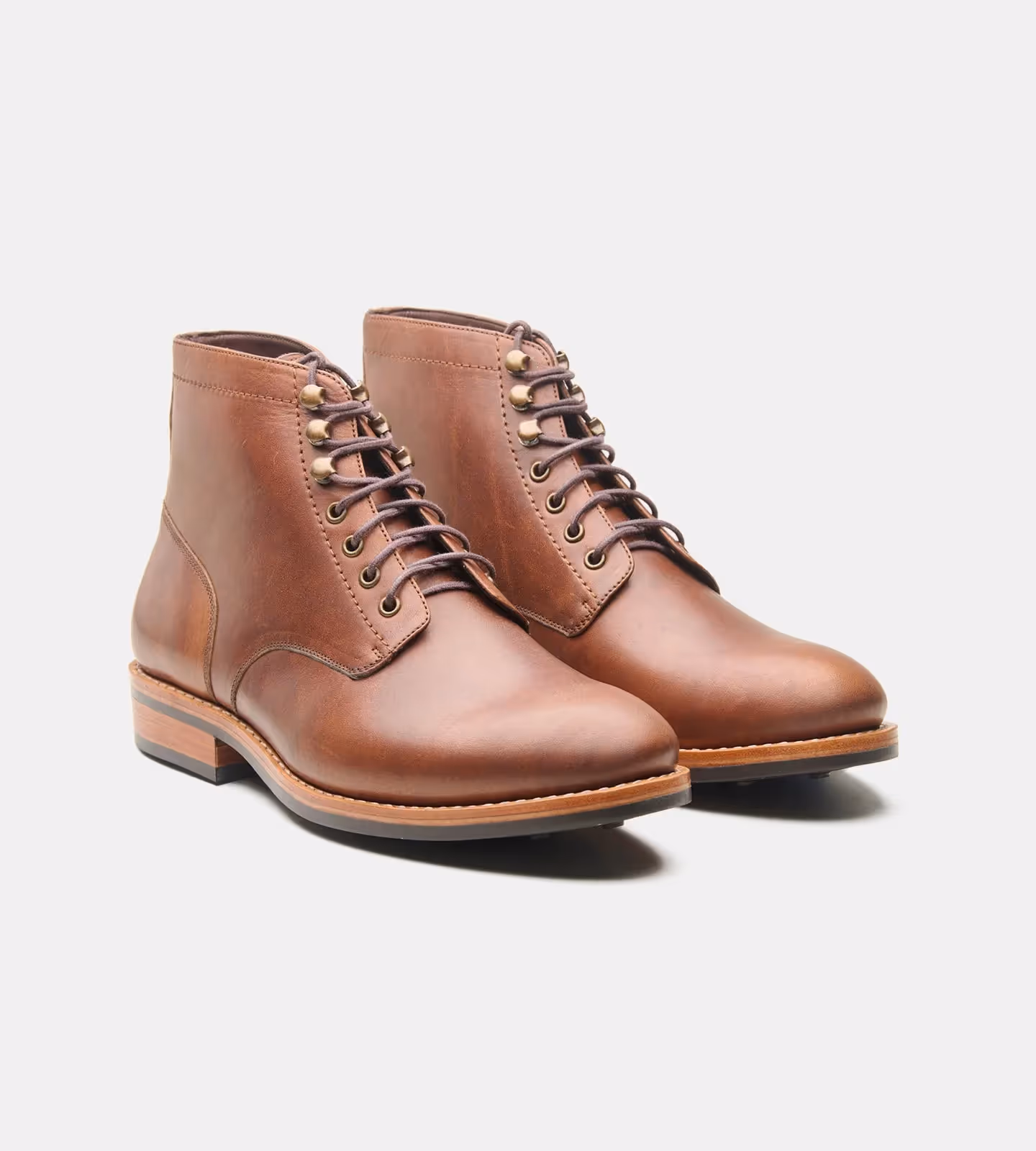 Hand Welted Plain Toe Boots image 1