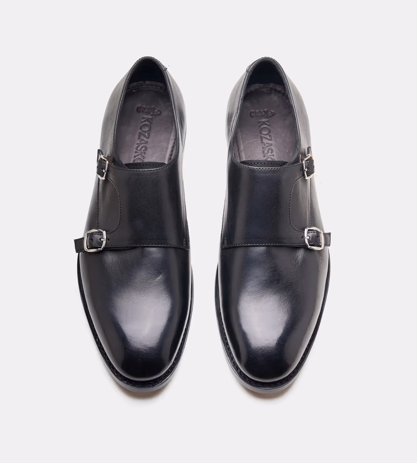 Hand Welted Plain Toe Double Strap Monk Shoe  image 5