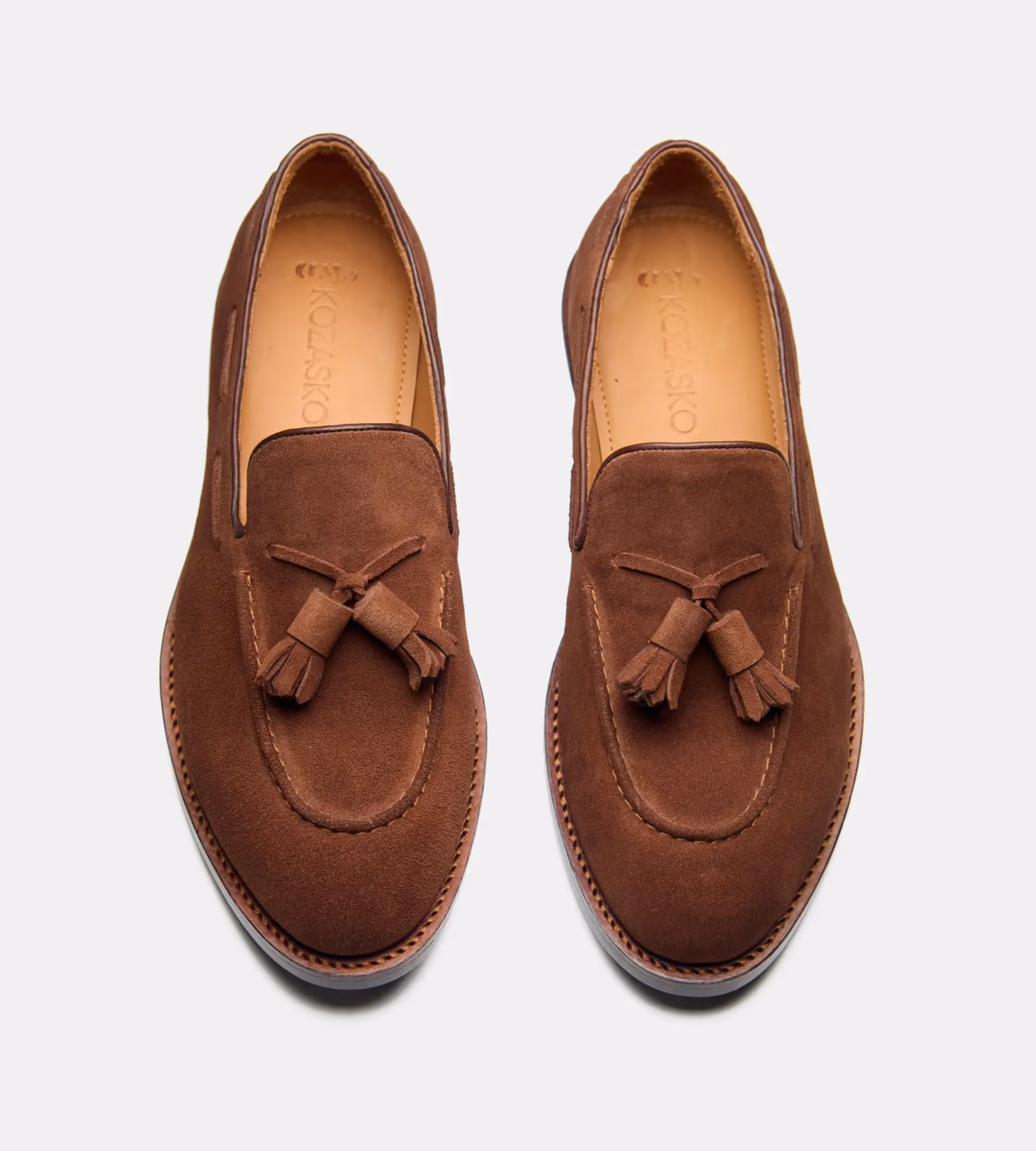Hand Welted Suede Tassel Loafer image 4