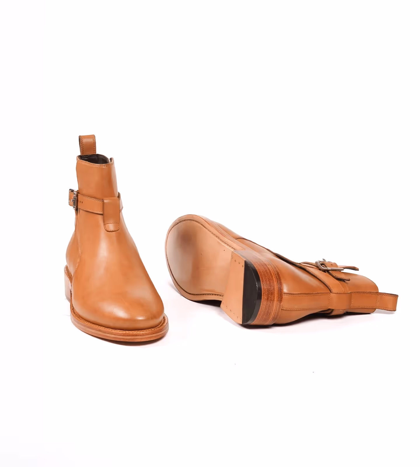 Hand Welted Tan Full Grain Jodhpur Boot image 3