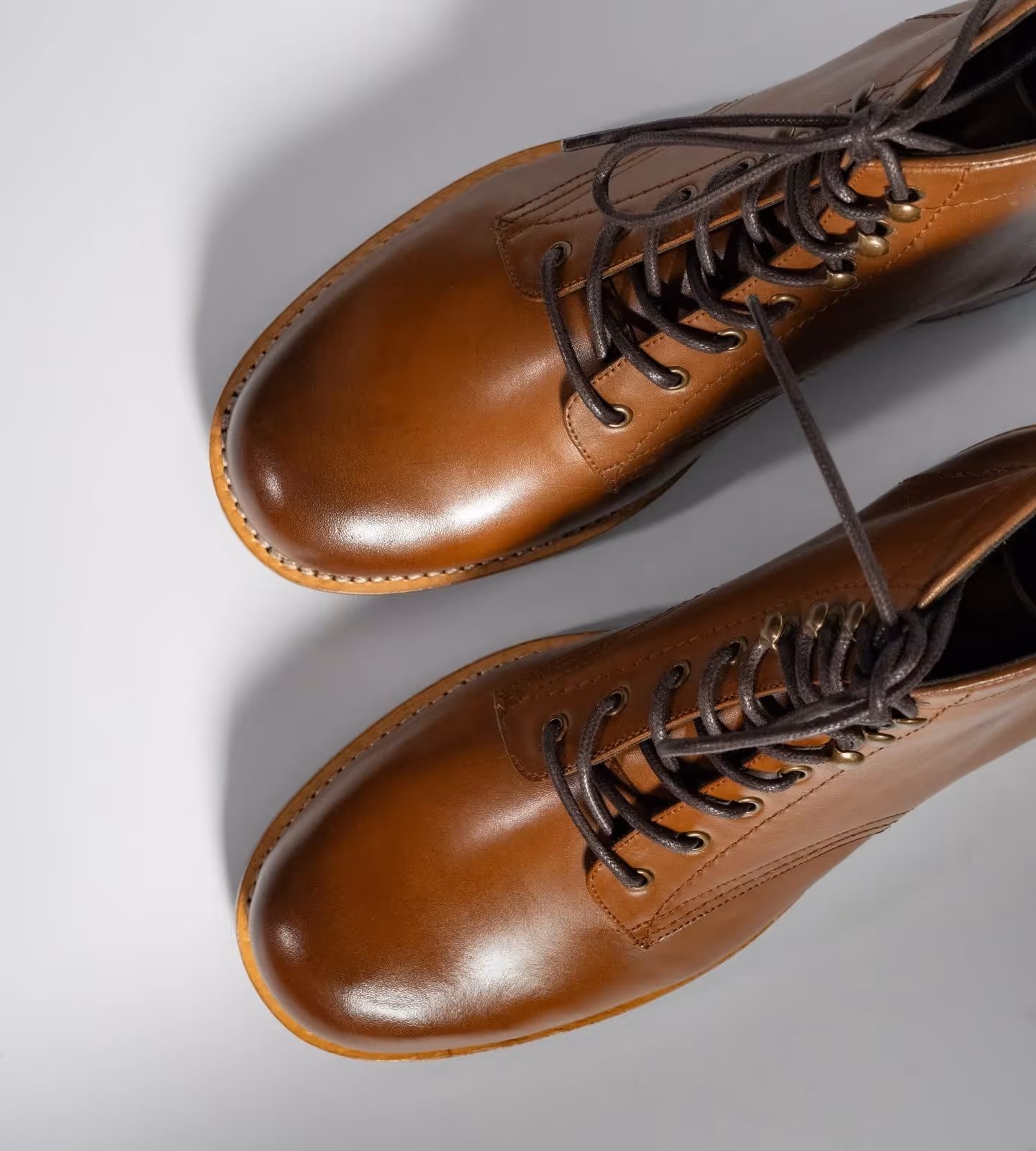 Hand Welted Tan Leather Work Boot  image 2