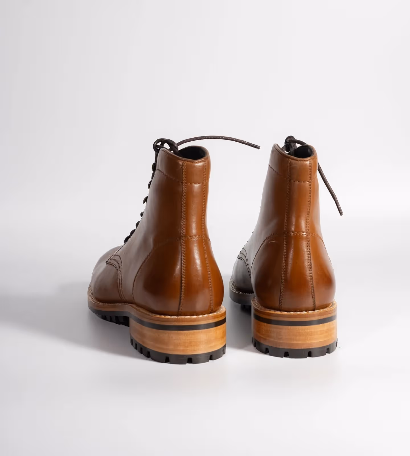 Hand Welted Tan Leather Work Boot  image 3