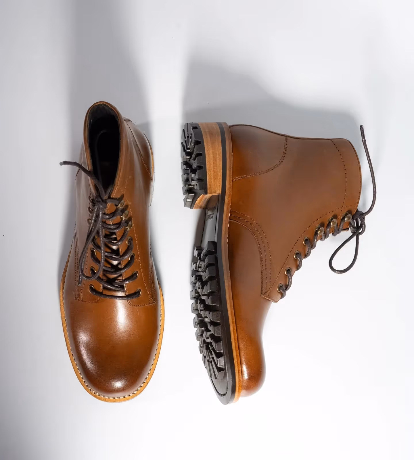 Hand Welted Tan Leather Work Boot  image 4