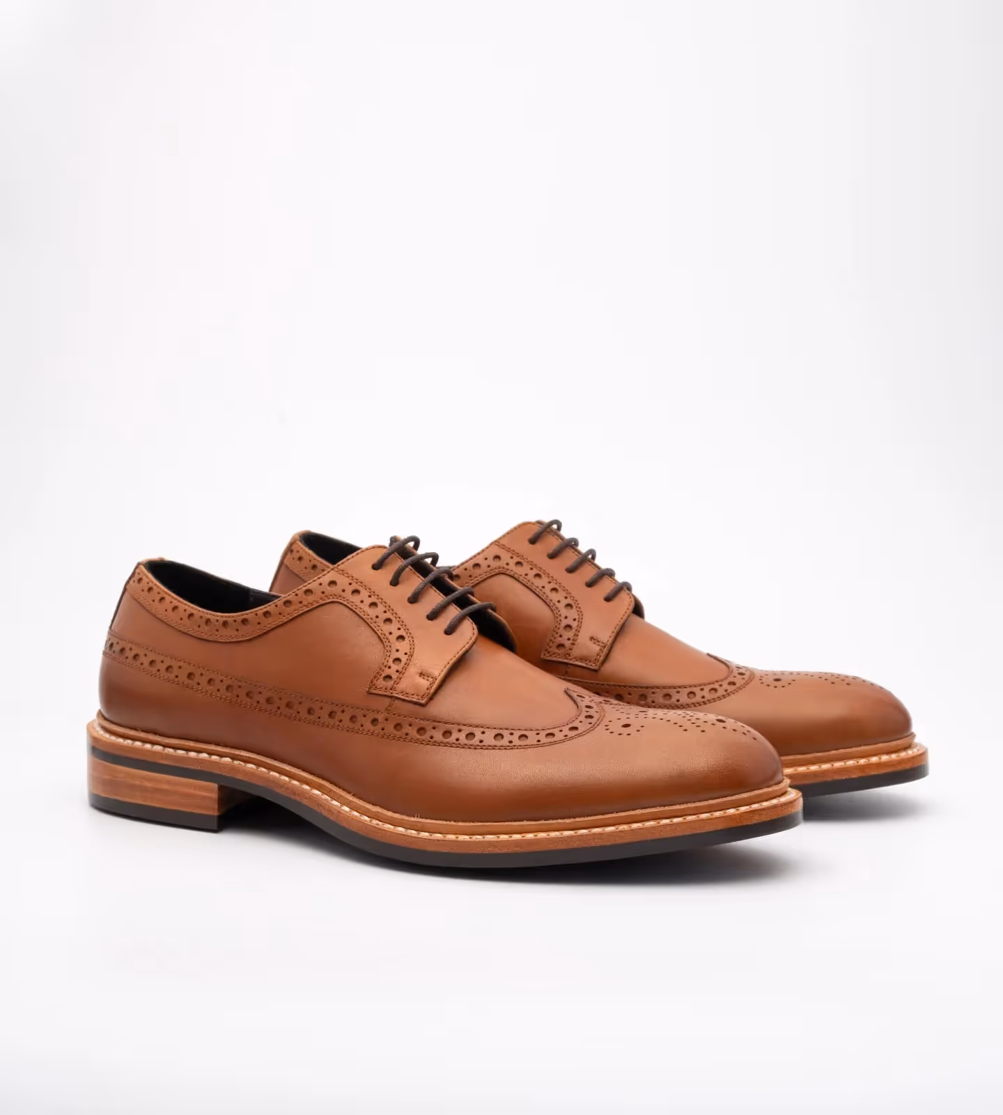 Hand Welted Tan Longwing Blucher  image 2