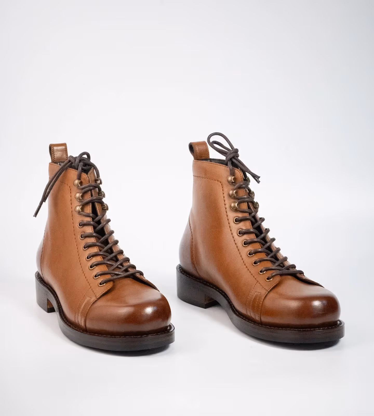Hand Welted Tan Monkey Boots image 1