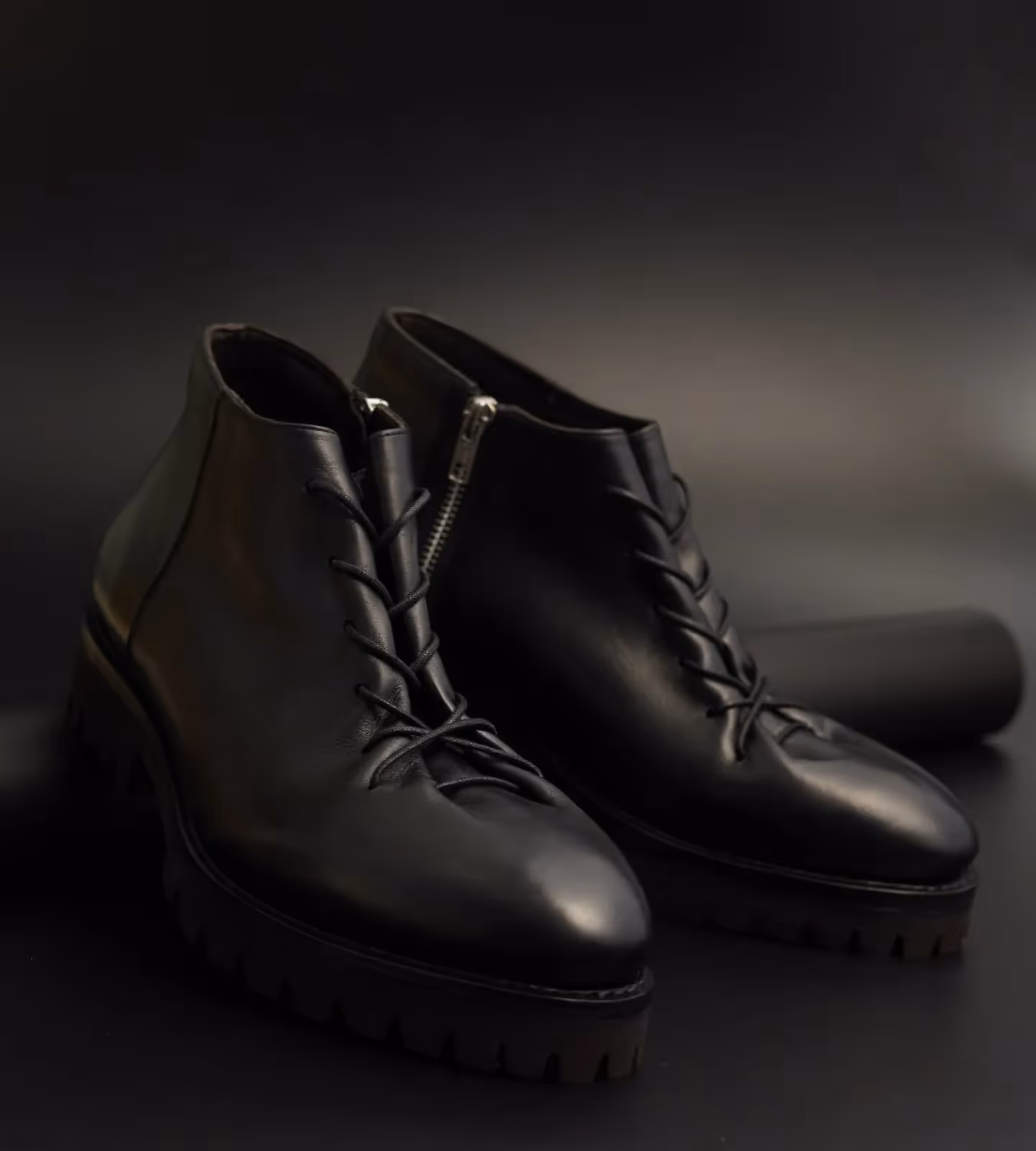 Hand Welted Unlined Black Nappa Boot image 2