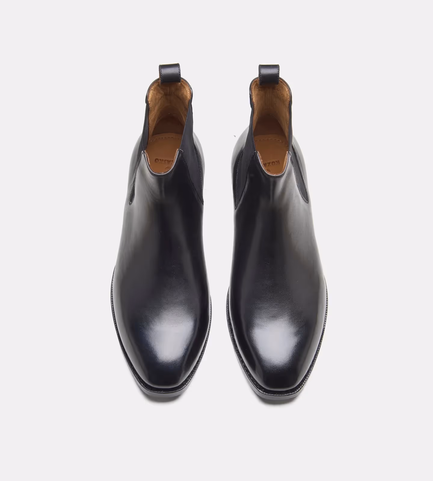 Hand-Welted Wholecut Black Chelsea Boot image 3