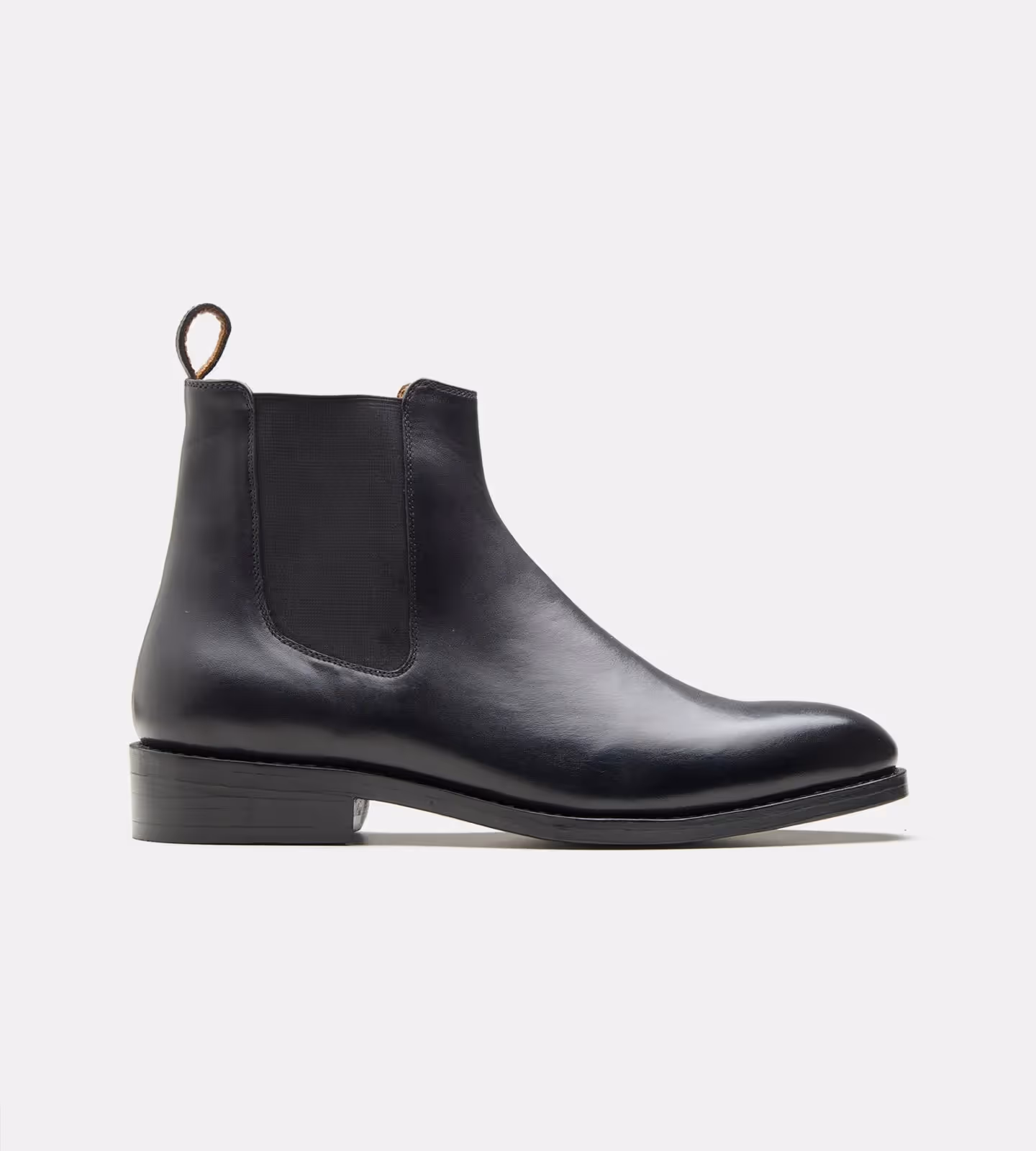 Hand-Welted Wholecut Black Chelsea Boot image 5