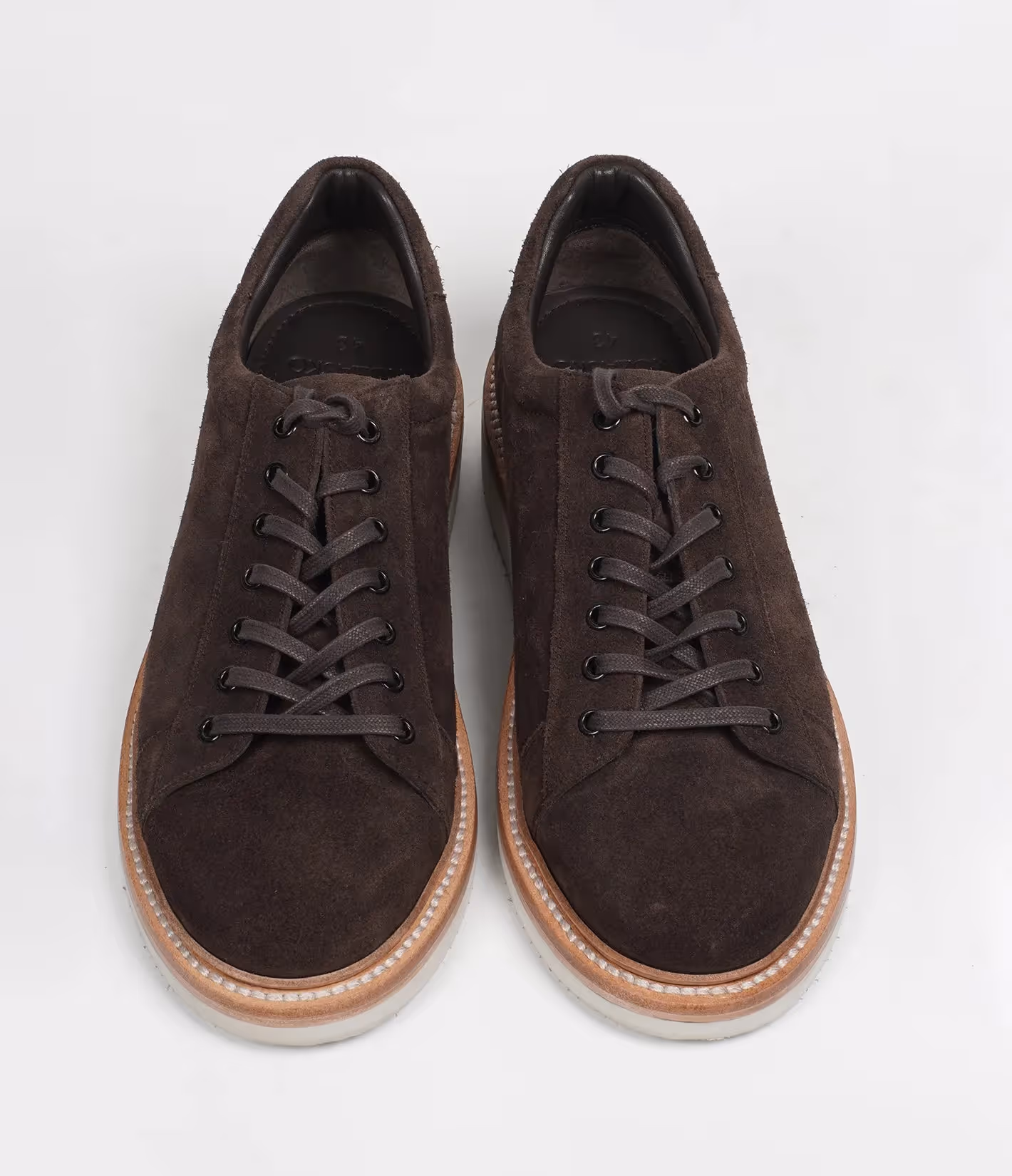 Handwelted Classic Brown Suede Sneaker image 3