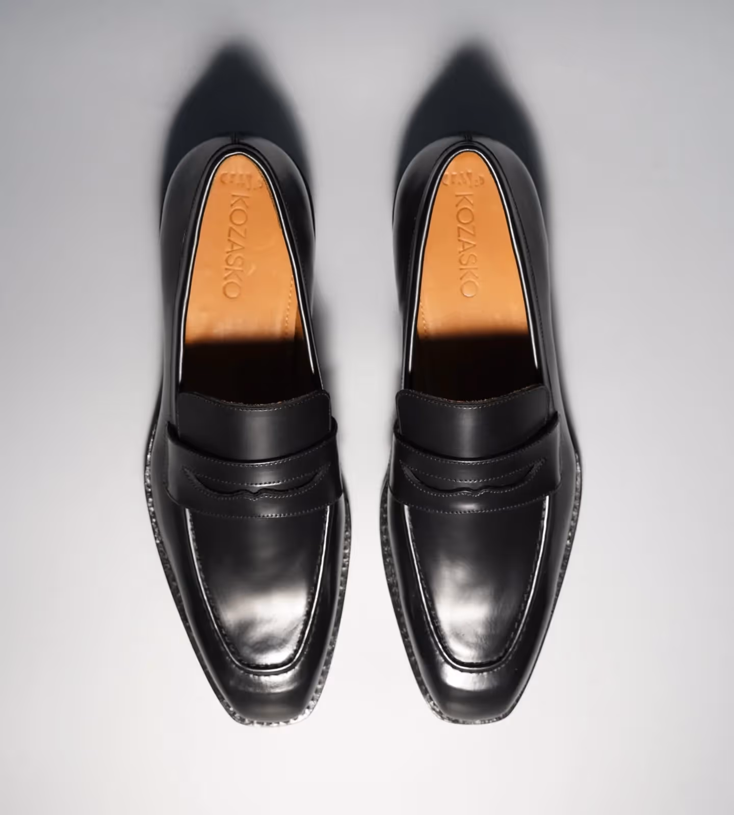 Handwelted Michigan Calf Chisel Toe Penny Loafer image 3