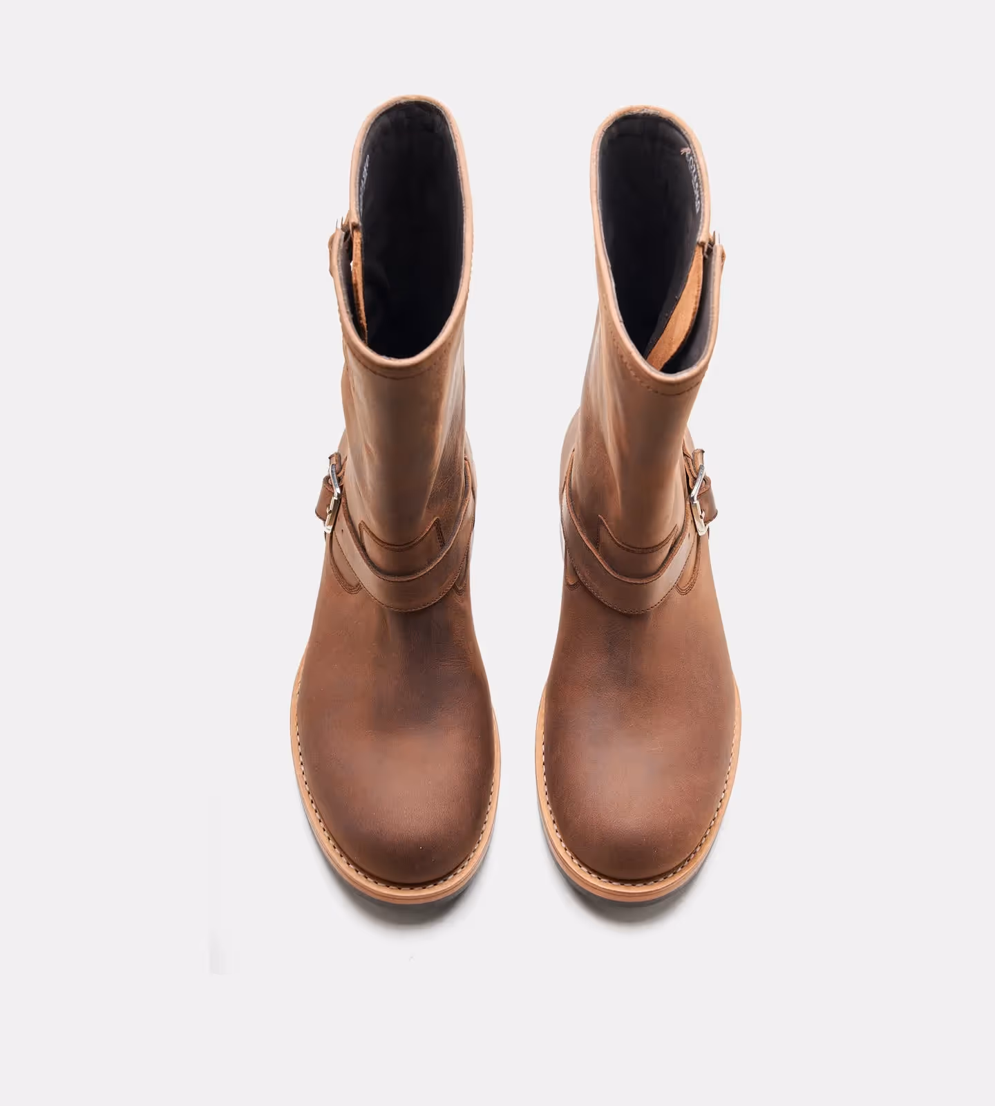 Handwelted Oil Pull Up Leather Engineer Boots  image 3