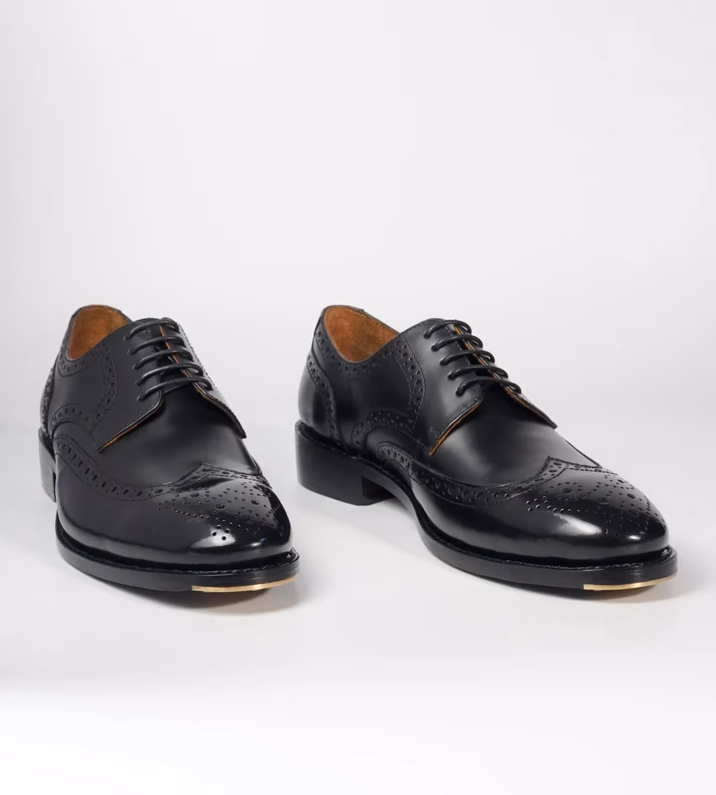 Michigan Black Full Grain Wingtip Derby Brogues image 1