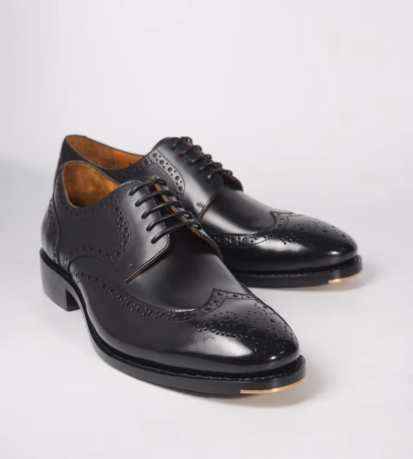 Michigan Black Full Grain Wingtip Derby Brogues image 2