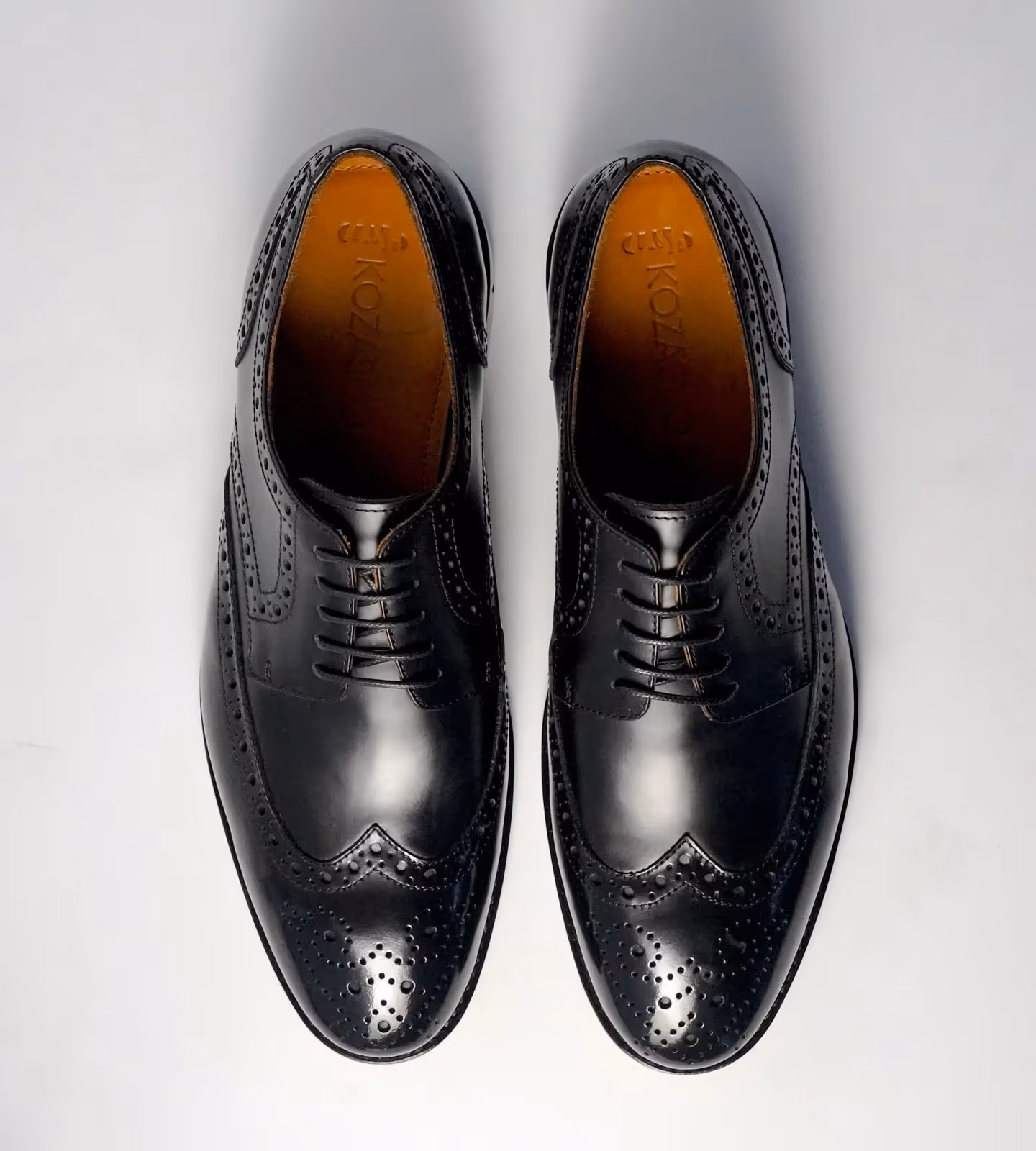 Michigan Black Full Grain Wingtip Derby Brogues image 4