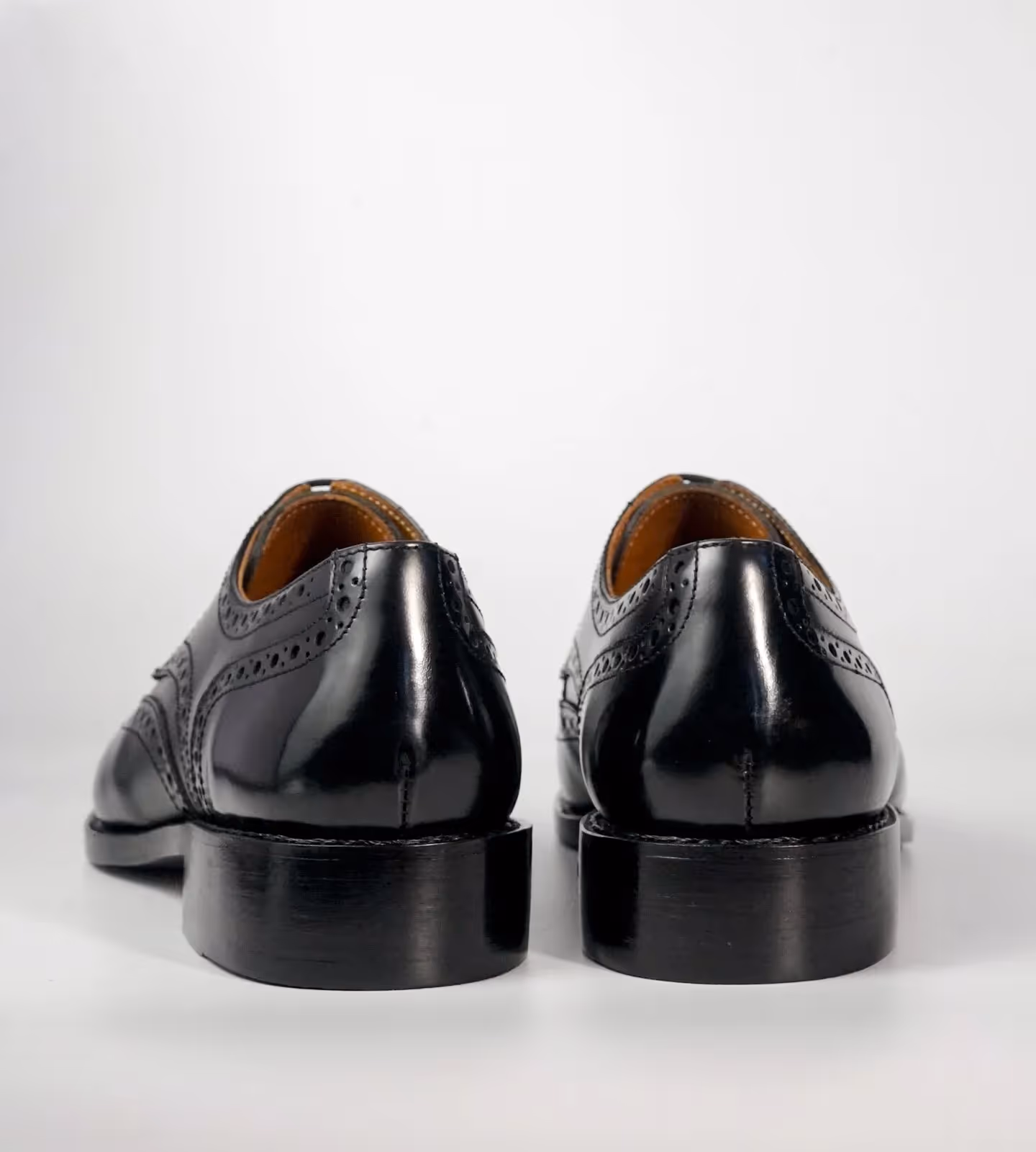 Michigan Black Full Grain Wingtip Derby Brogues image 6