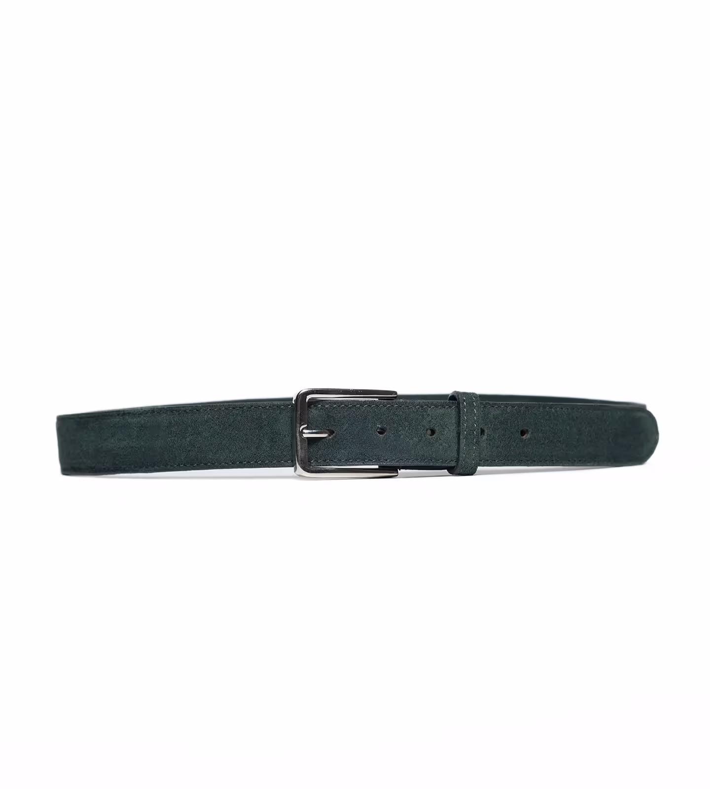 Navy Suede Leather Belt image 1