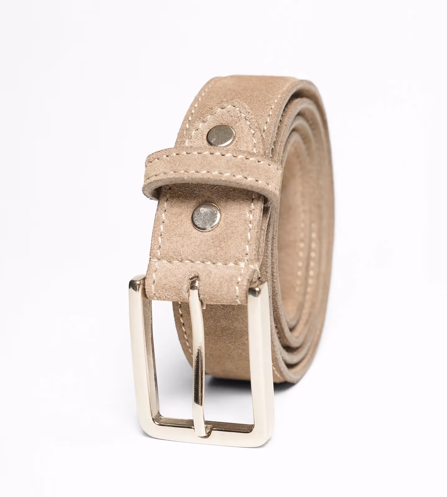 Sand Suede Leather Belt image 2