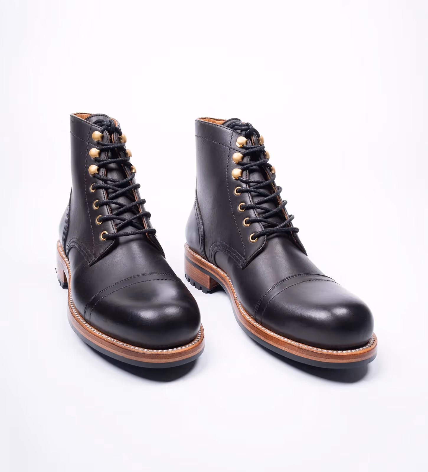 The Frontier Black Hand Welted Work Boot image 1