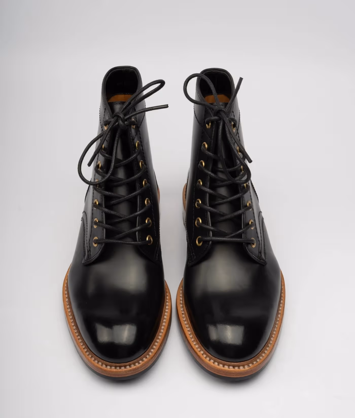 Virasat Michigan Black Full Grain Plain Toe Boot image 3