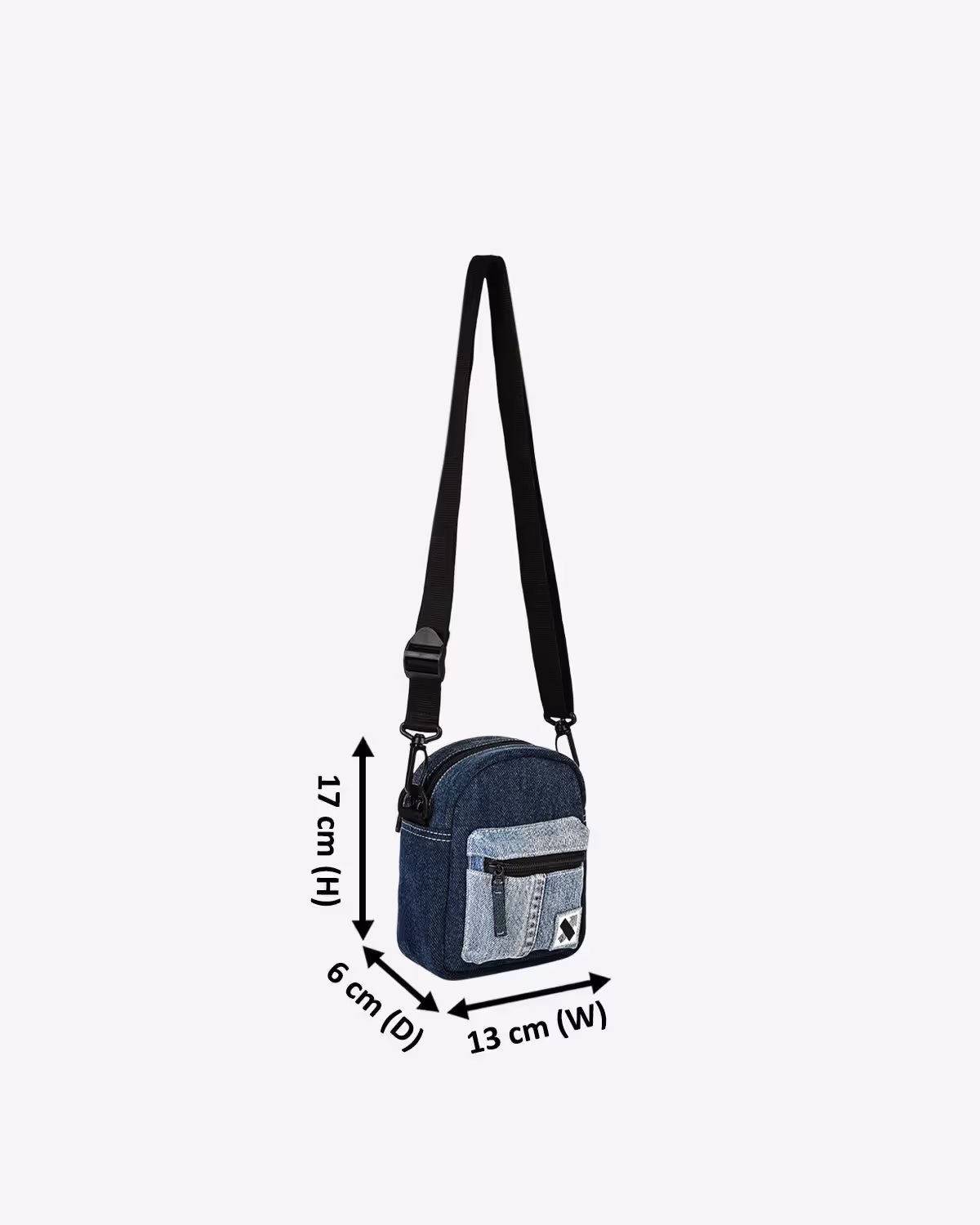 Mini Backpack Sling Denim image 3